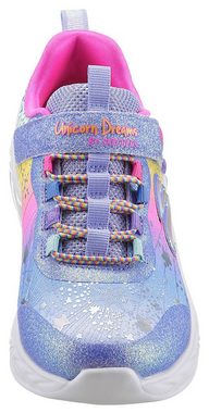 Skechers Kids UNICORN DREAMS- Sneaker mit gepolsterter Innensohle, Freizeitschuh, Halbschuh, Schnürschuh