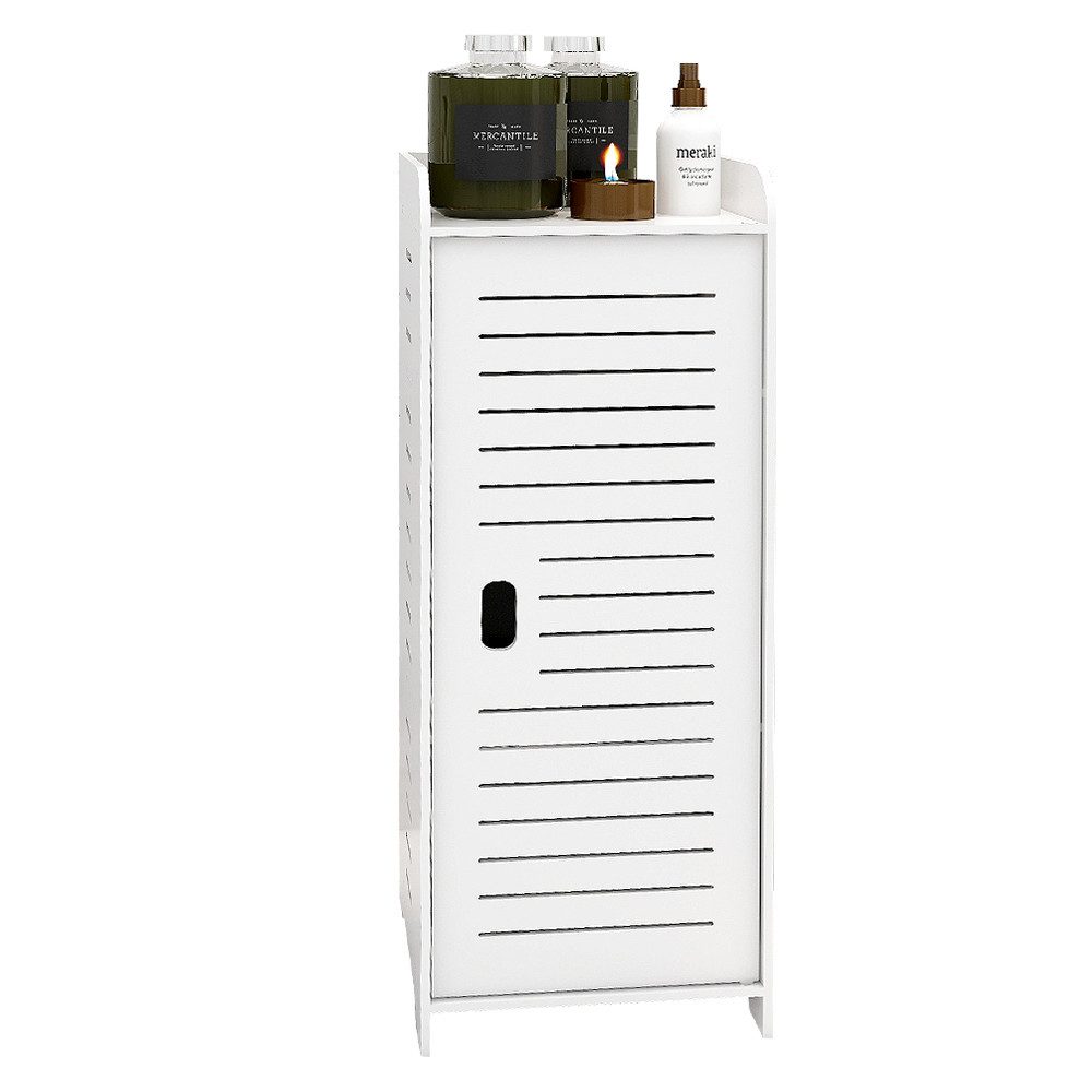 Badkommode Badezimmerschrank mit 3 Ablagen, Badmöbel