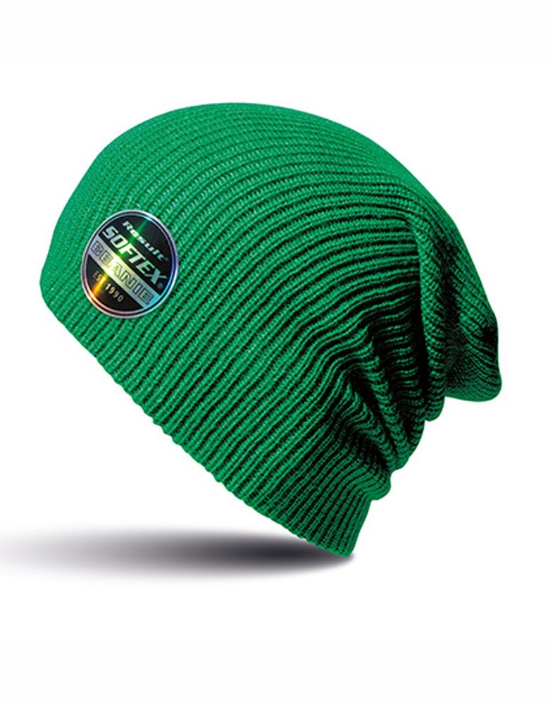 Goodman Mütze Doppellagig, Green geschnitten) Celtic Herbst Beanie weich, leicht Sehr Winter sehr Design (länger Long