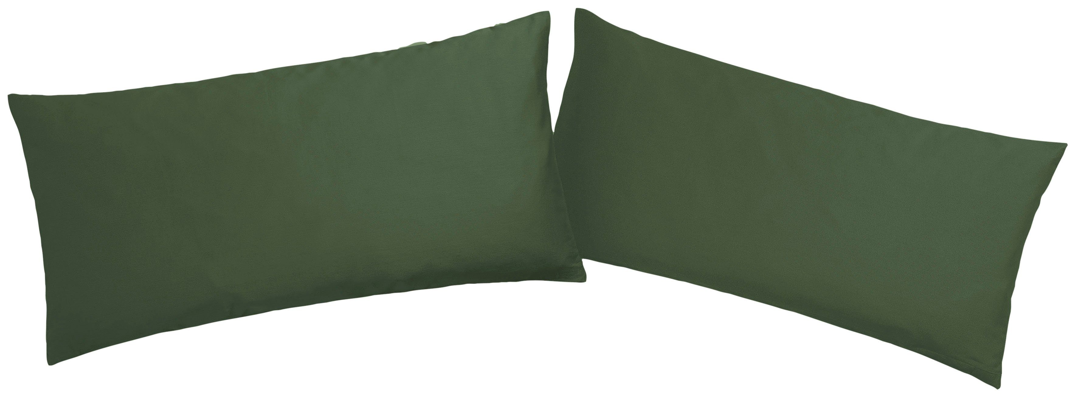 OTTO home Kissenbezug Mila, (2 Stück), Satin Qualität, in Uni Design günstig online kaufen