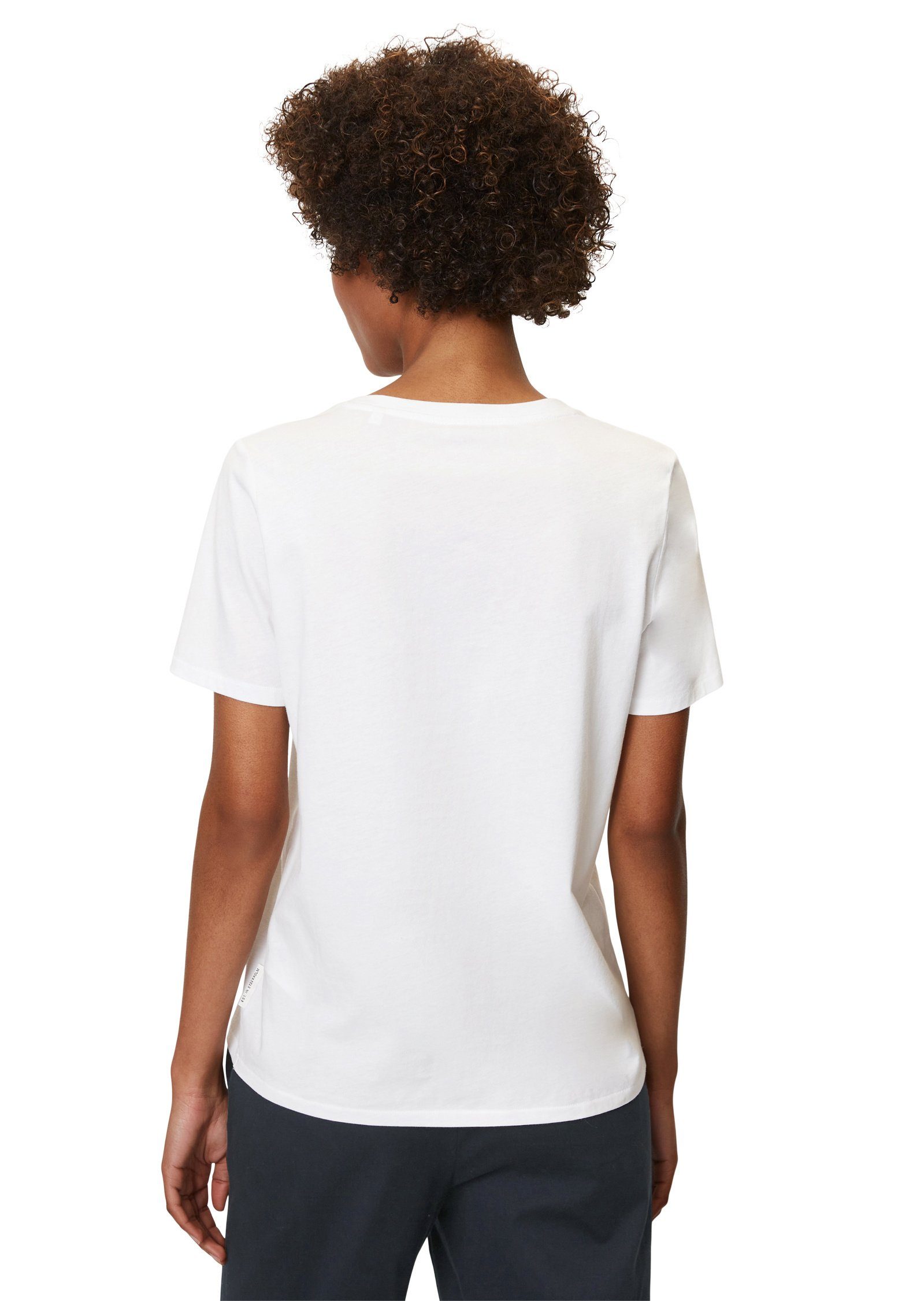 Marc O'Polo T-Shirt Cotton weiß aus Organic