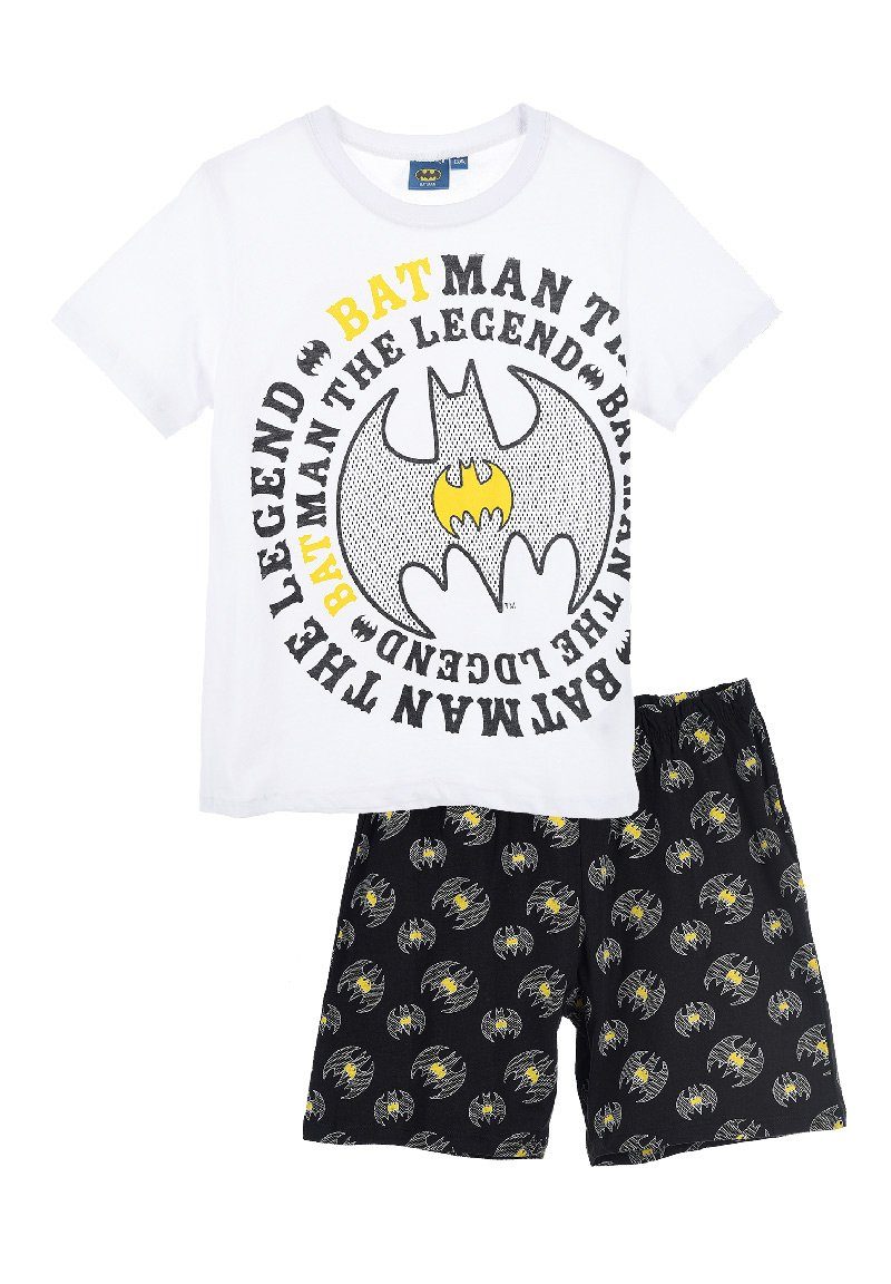 Batman Shorty Kinder Jungen Pyjama kurzarm Nachtwäsche (2 tlg)