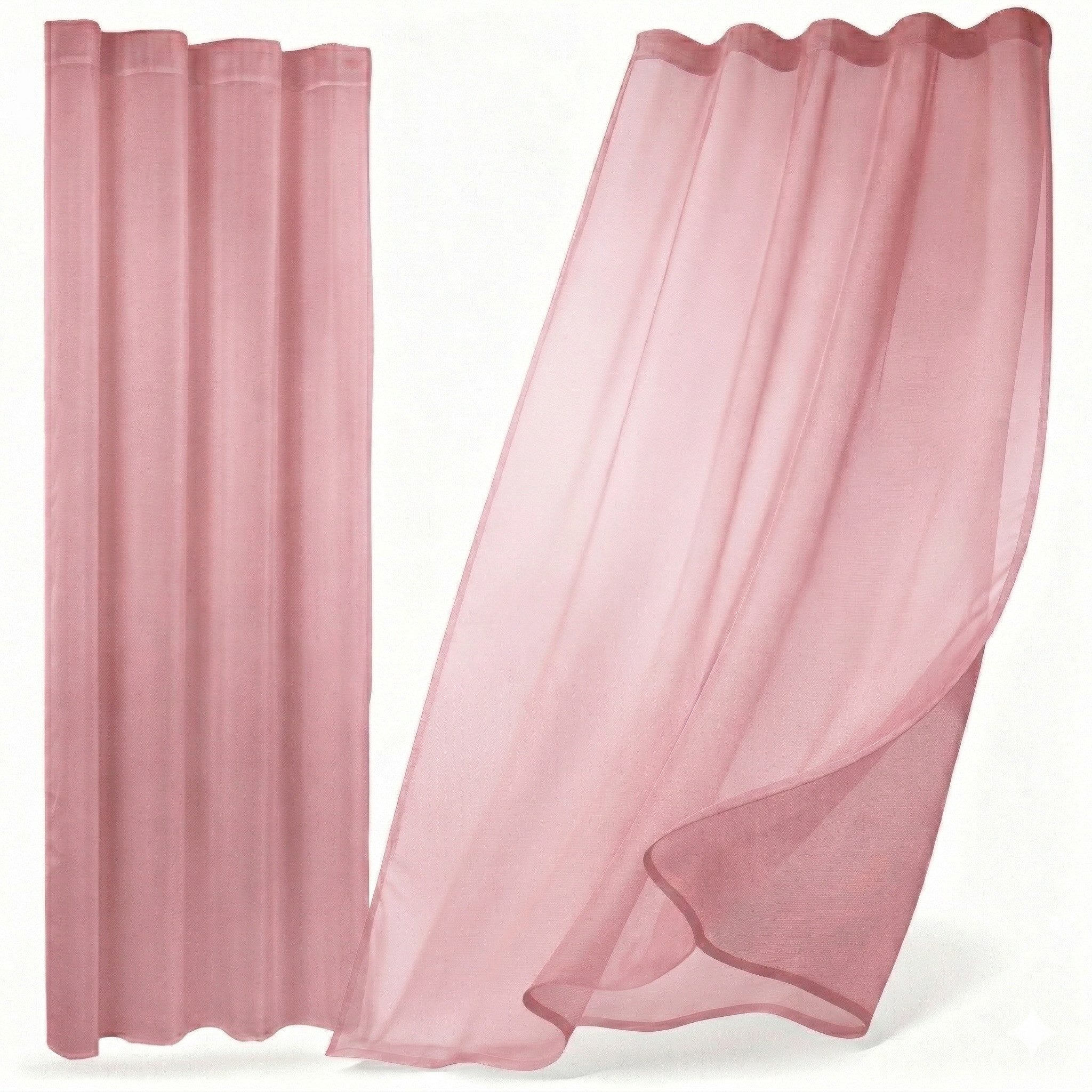 Beautex Gardine transparent Dolly, wählbar mit Kräusel- und Ösen- Aufhängung (1 St), Kräuselband, transparent