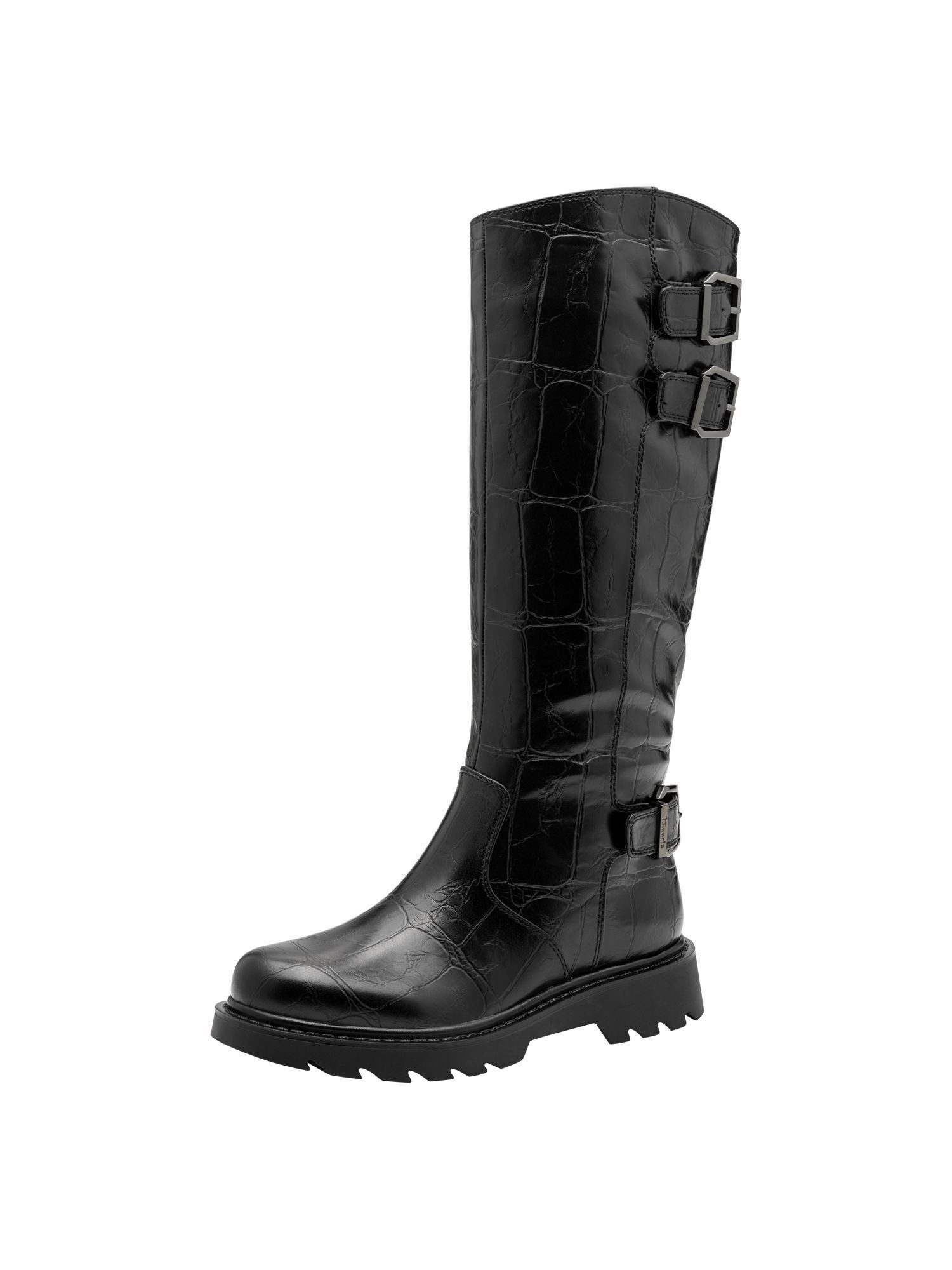 TOUCH-IT mit Reißverschluss kein Absatz 1-25623-45 Stiefel