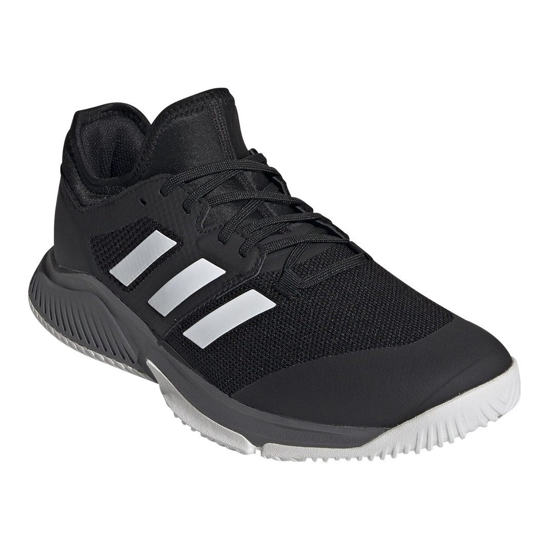 adidas Performance Hallen-Indooschuhe Court Team Bounce schwarz Herren Badmintonschuh