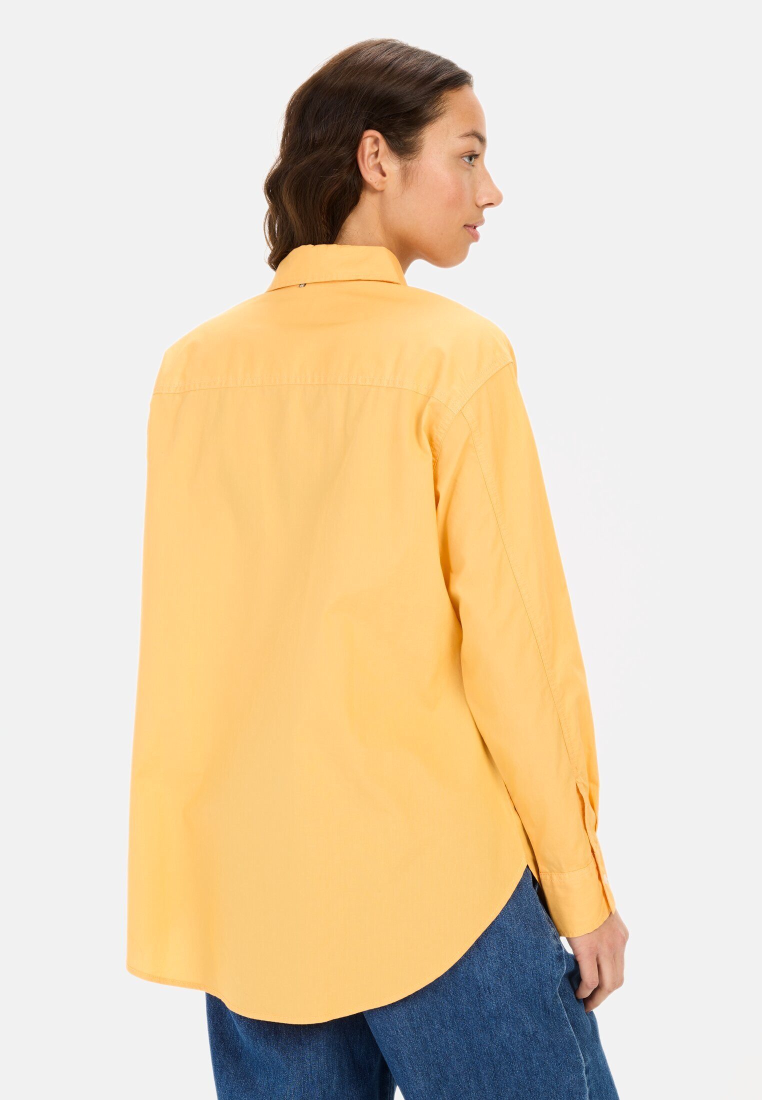 camel active Hemdbluse aus Baumwolle Langarm günstig online kaufen