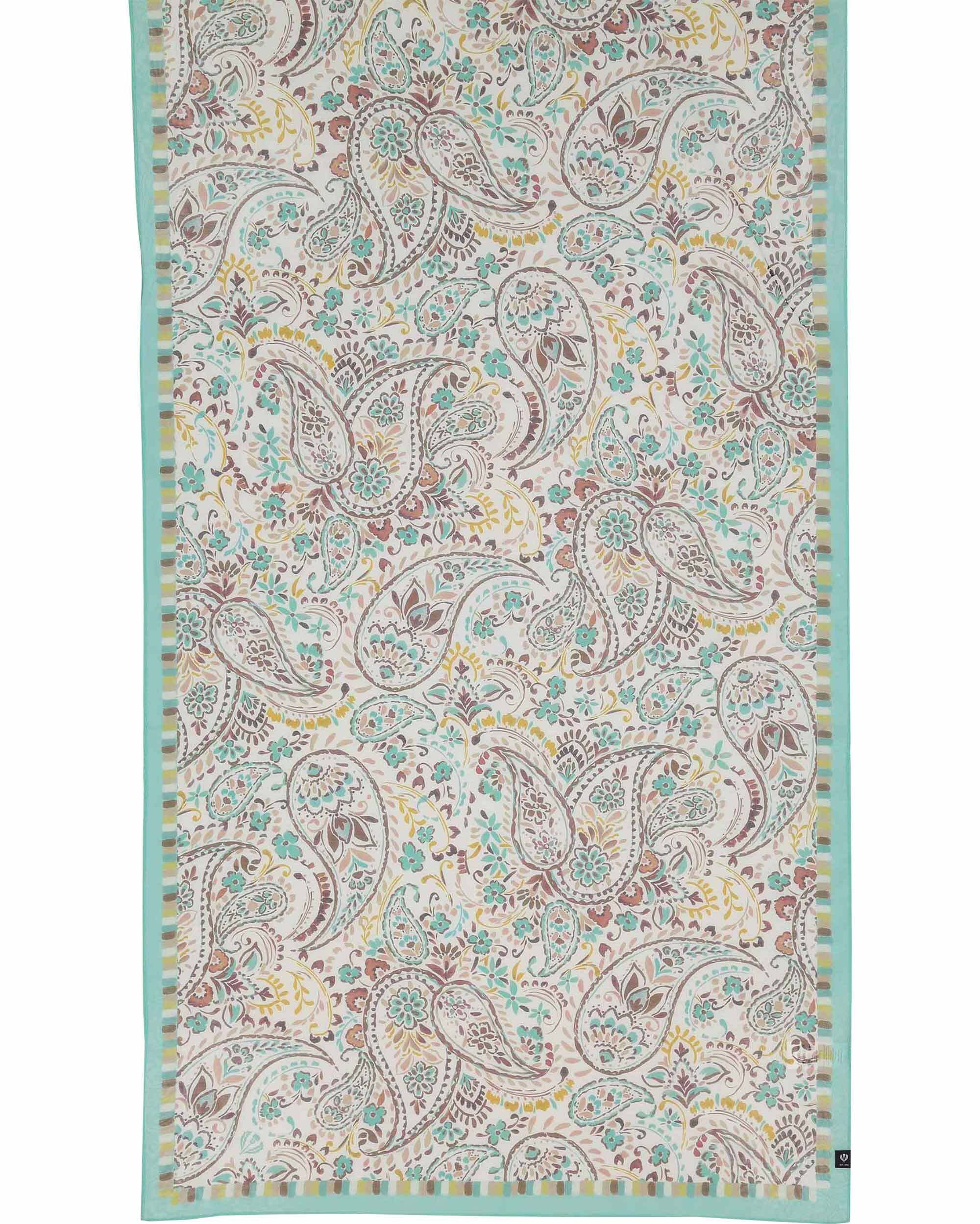 Fraas Modeschal Schal mit romantischem Paisley-Design in Seidenmischung, (keine)