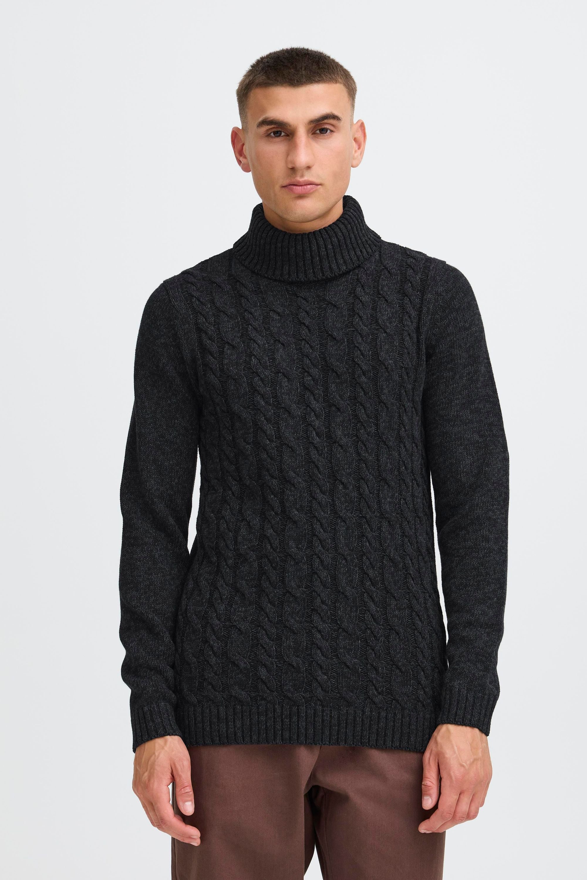 !Solid Rollkragenpullover SDRINO Moderner Rollkragenpullover günstig online kaufen