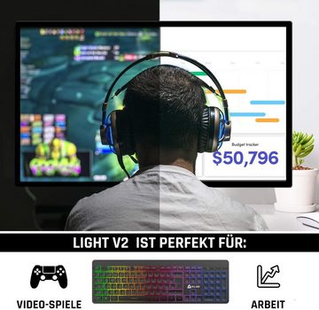 KLIM Light V2 Gaming-Tastatur (QWERTZ)