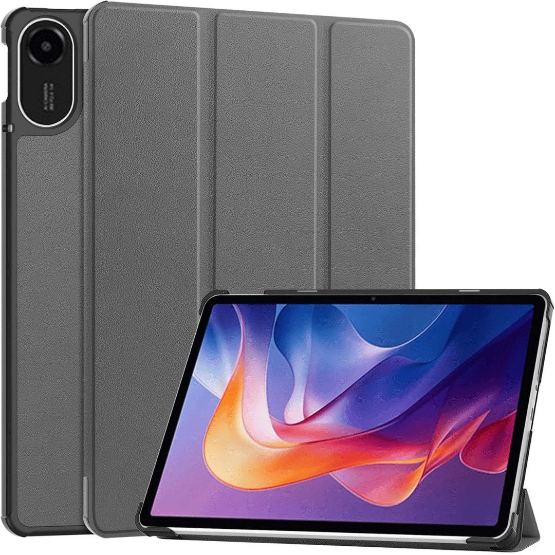 SmartUP Tablet-Hülle für Xiaomi Redmi Pad 2 Tasche Smart Cover Case Klapphülle Schutzglas 11 Zoll, integrierte Standfunktion, integrierter Magnetverschluss