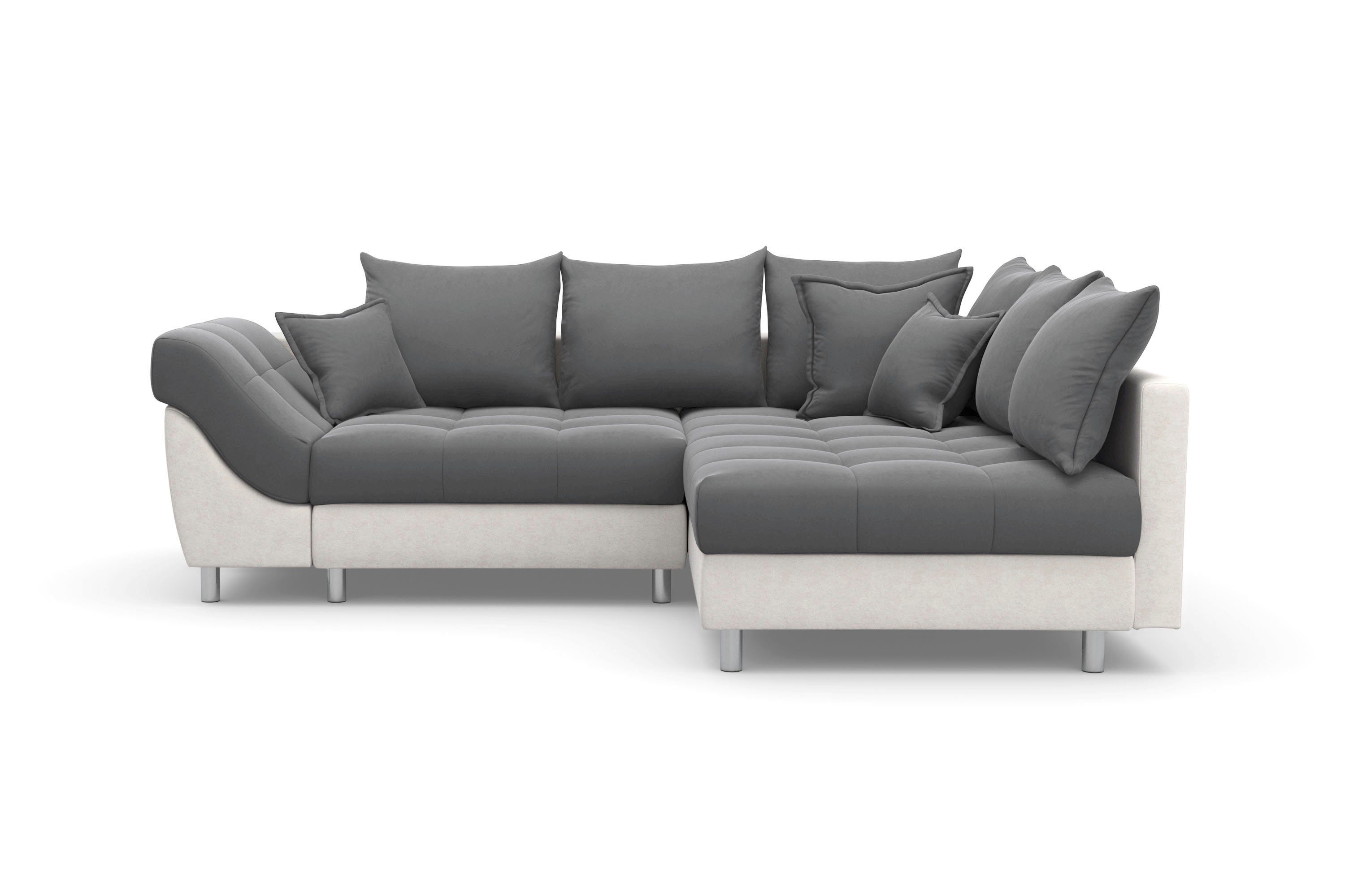 Joseli, Ecksofa COLLECTION montierbar rechts Federkern, oder inklusive AB links Recamiere