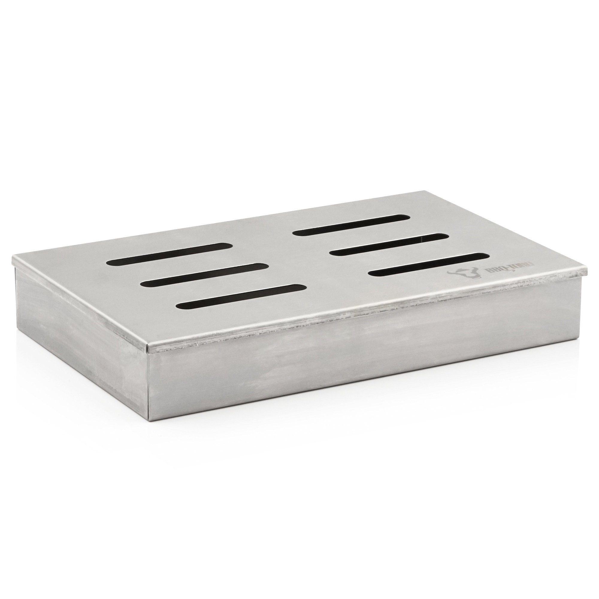 BBQ-Toro Räucherbox Edelstahl Räucherbox "Cherry", Smokerbox für Gasgrill, Holzkohlegrill