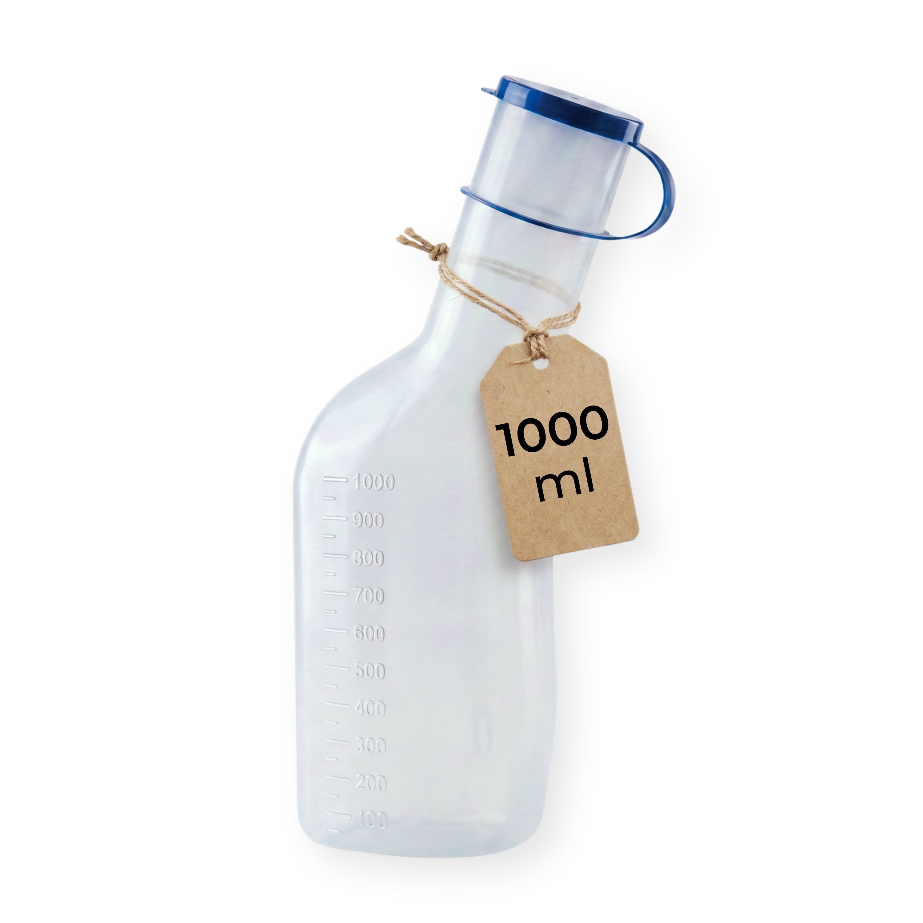 Medi-Inn Urin-Flasche Urinflasche PP 1000 ml für Männer, milchig (1 St)