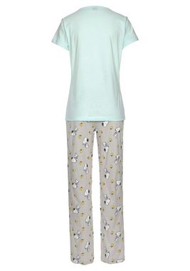 PEANUTS Pyjama (2 tlg) mit Snoopy und Woodstock Druck