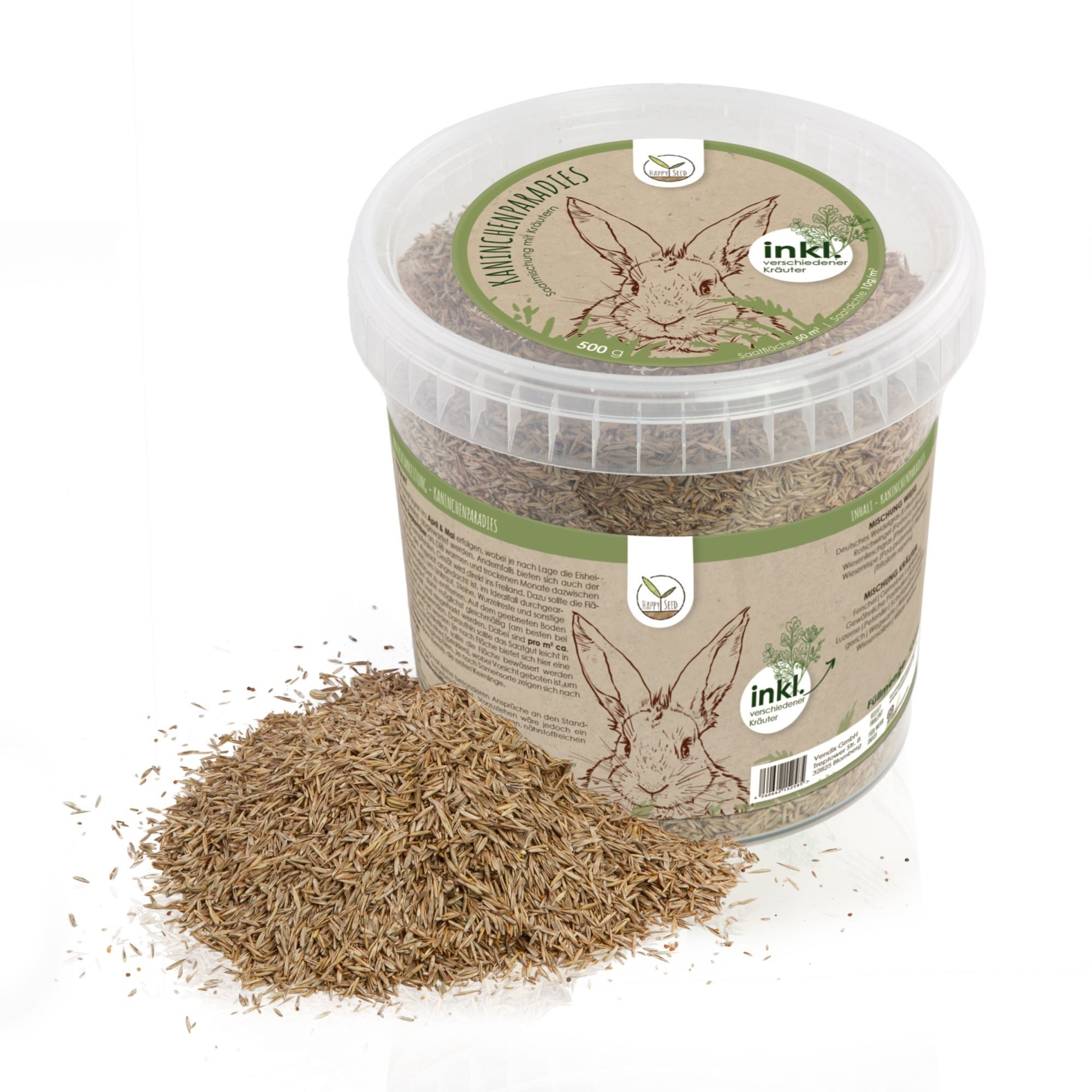 HappySeed Kräutersamen Kaninchenwiese Samen - Kleintierw. günstig online kaufen