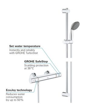 Grohe Stangenbrause-Set Grohe Brausestangenset Precision Start verchromt