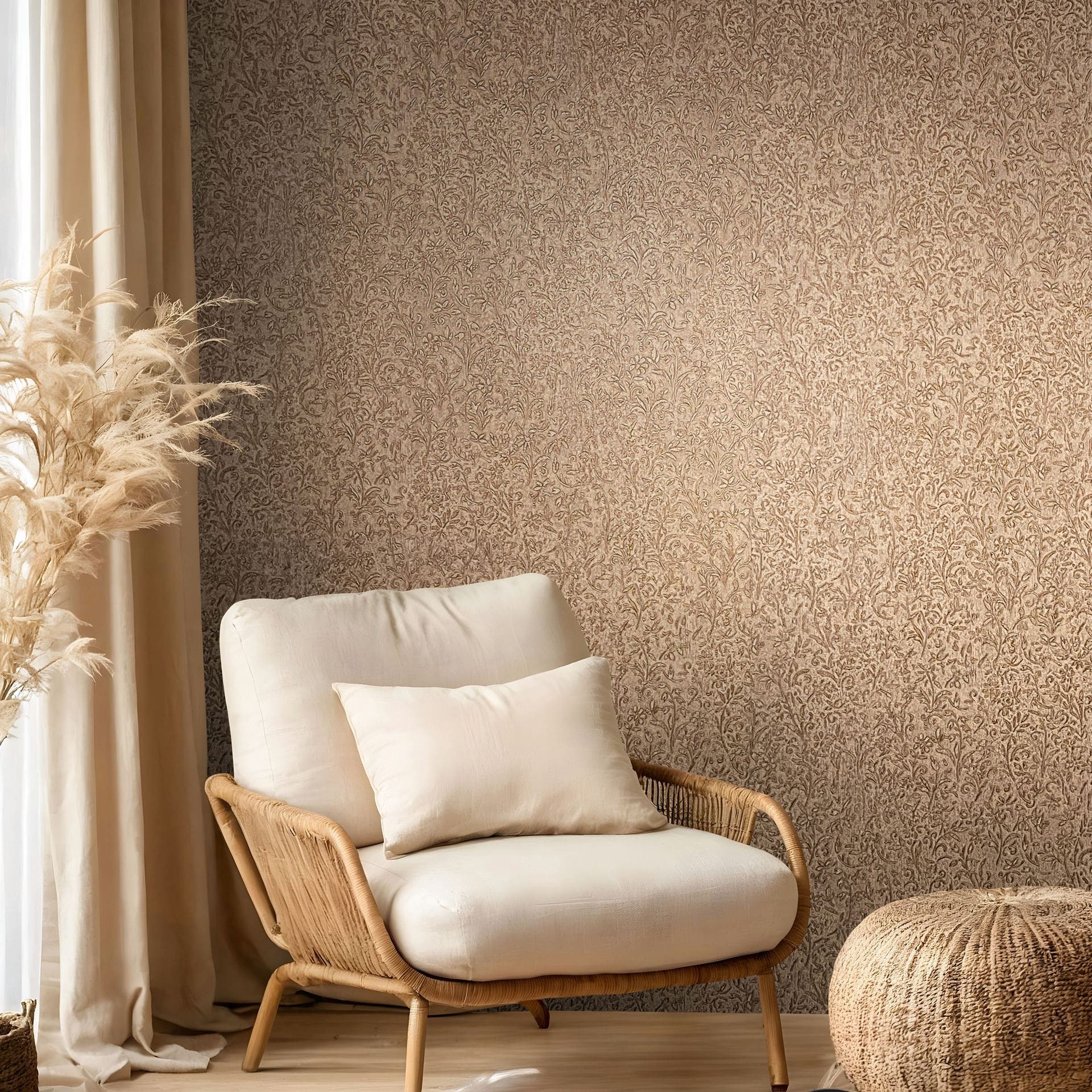 Marburg Vliestapete Tapete Blossom Touch, geprägt, floral, moderne Vliestap günstig online kaufen