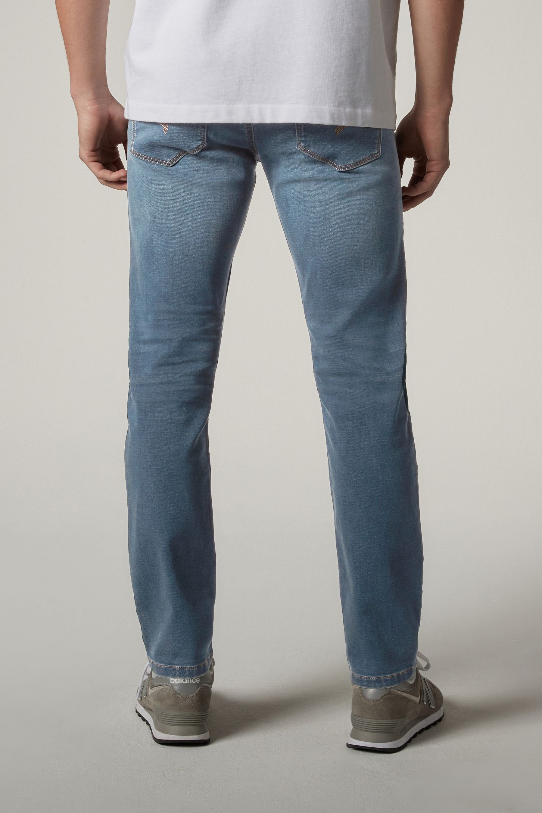 Next Slim-fit-Jeans Motion Jeans (1-tlg) Smoky - Stretch Flex Slim Blue