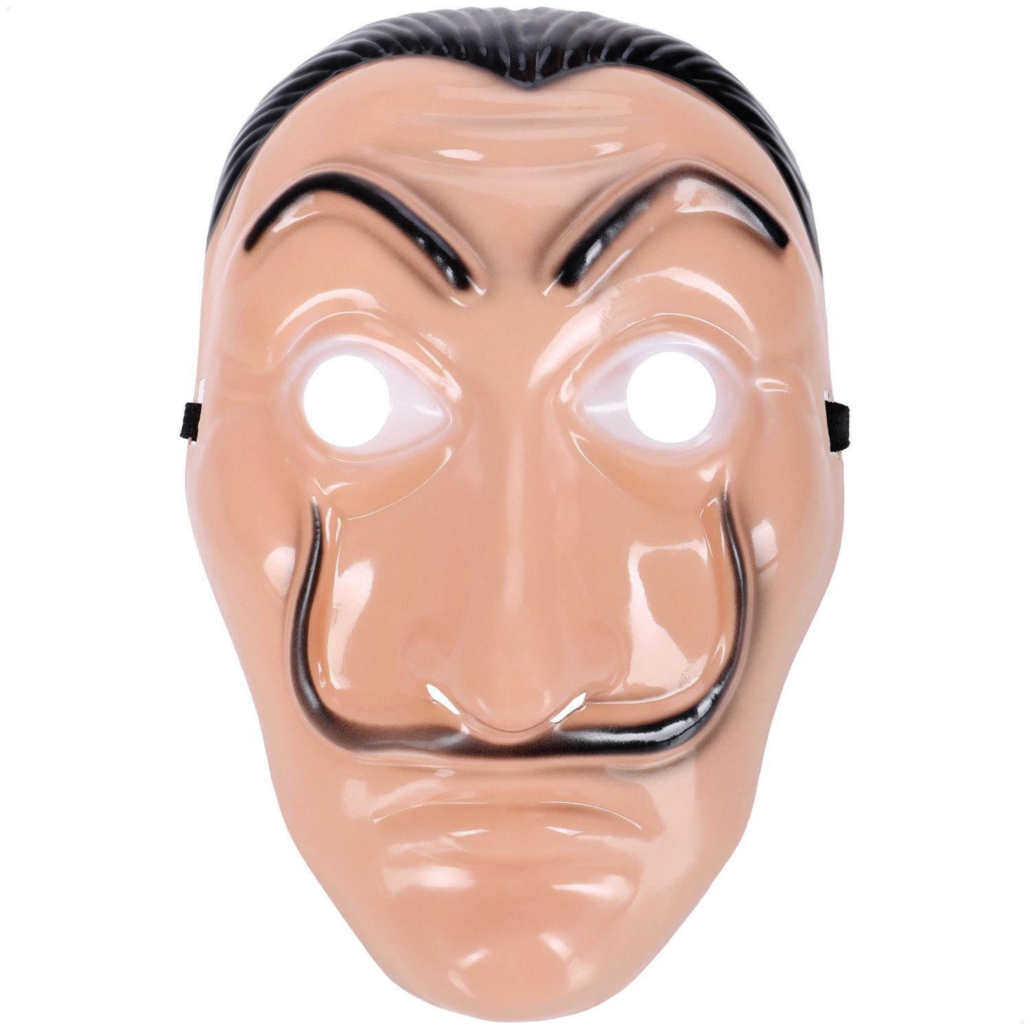 com-four Verkleidungsmaske Dalí Maske - Verkleidung mit Bart & Augenbrauen, (1-tlg), Halloween & Mottoparty - Kostüm Zubehör für Erwachsene