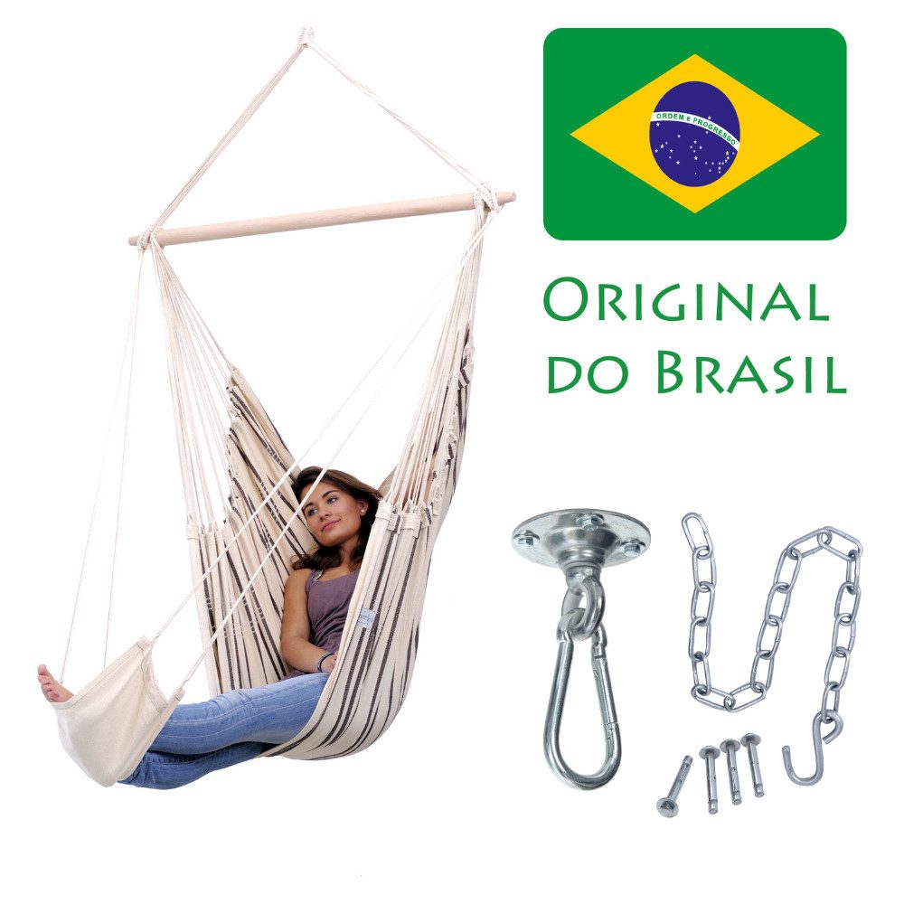 Amazonas Hängesessel Set Brasil mit Deckenhaken günstig online kaufen