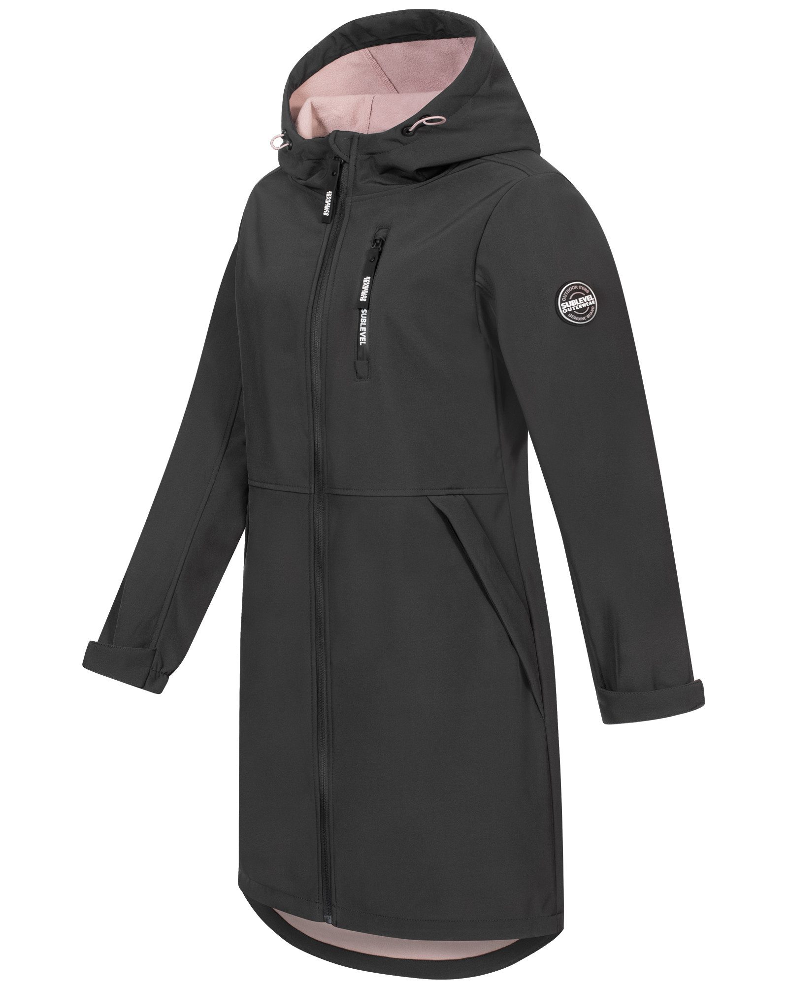 SUBLEVEL Softshelljacke Damen Übergangs Jacke Regen Übergangs Softshell Outdoor Frühlings