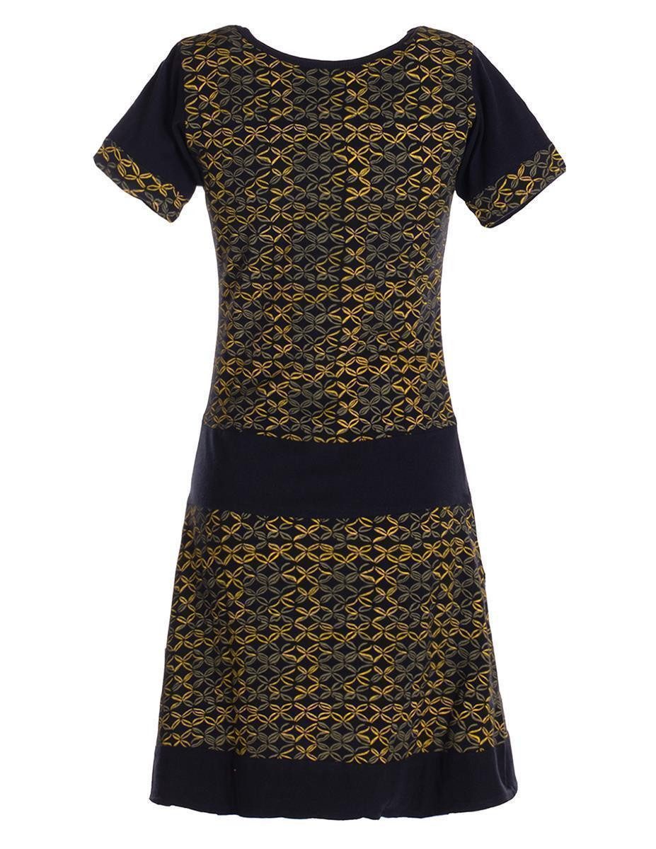 Vishes Tunikakleid Damen Longshirt-Kleid kurzarm Mini-Kleid Tunika-Kleid T- günstig online kaufen