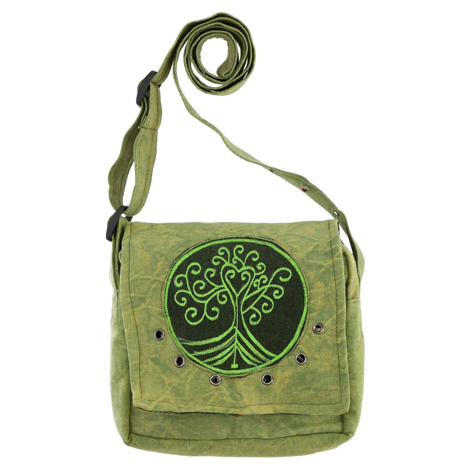 KUNST UND MAGIE Schultertasche Schultertasche Hippie Umhängetasche Handtasche Tasche Crossbag Unisex