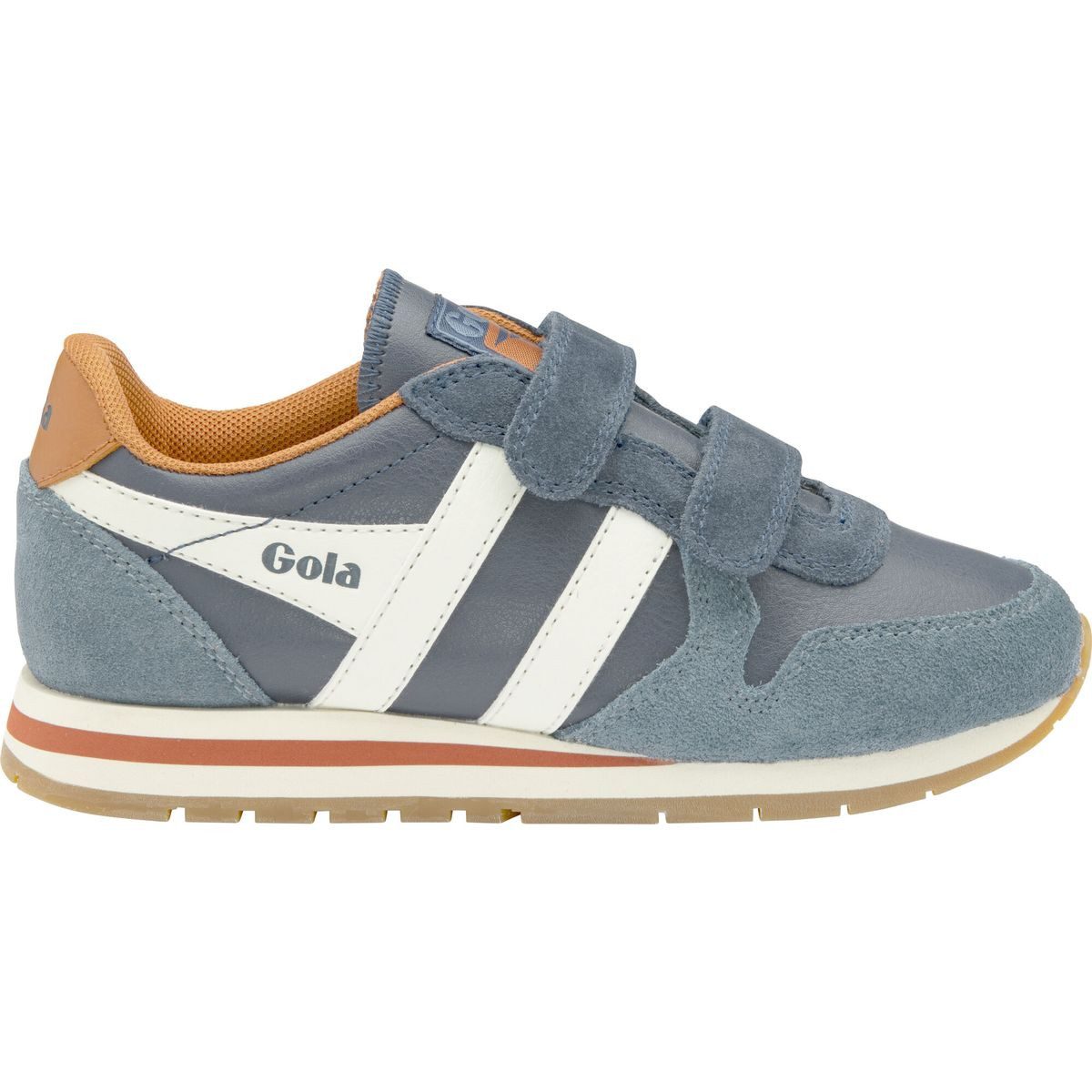 Gola Daytona Pure Strap Sneaker Kids Outdoorschuh Modischer Retro-Sneaker für Kinder mit umweltfreundlichem Material