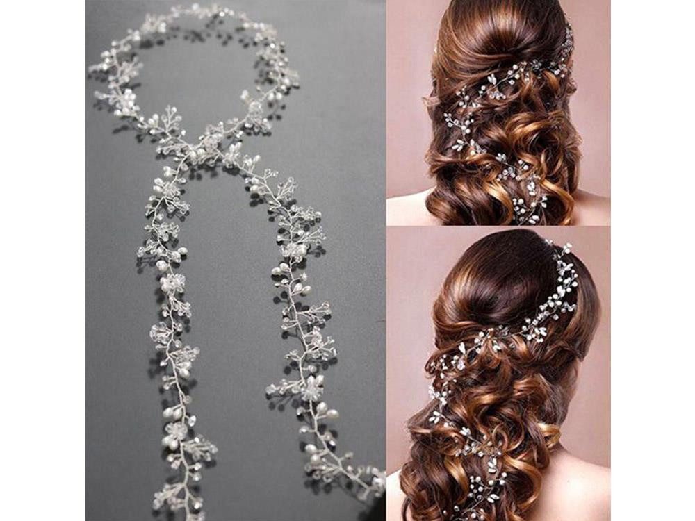 Ceyiz Diyari Brautkleid Perlkristallstein Brautkrone (1-tlg) Hochzeit