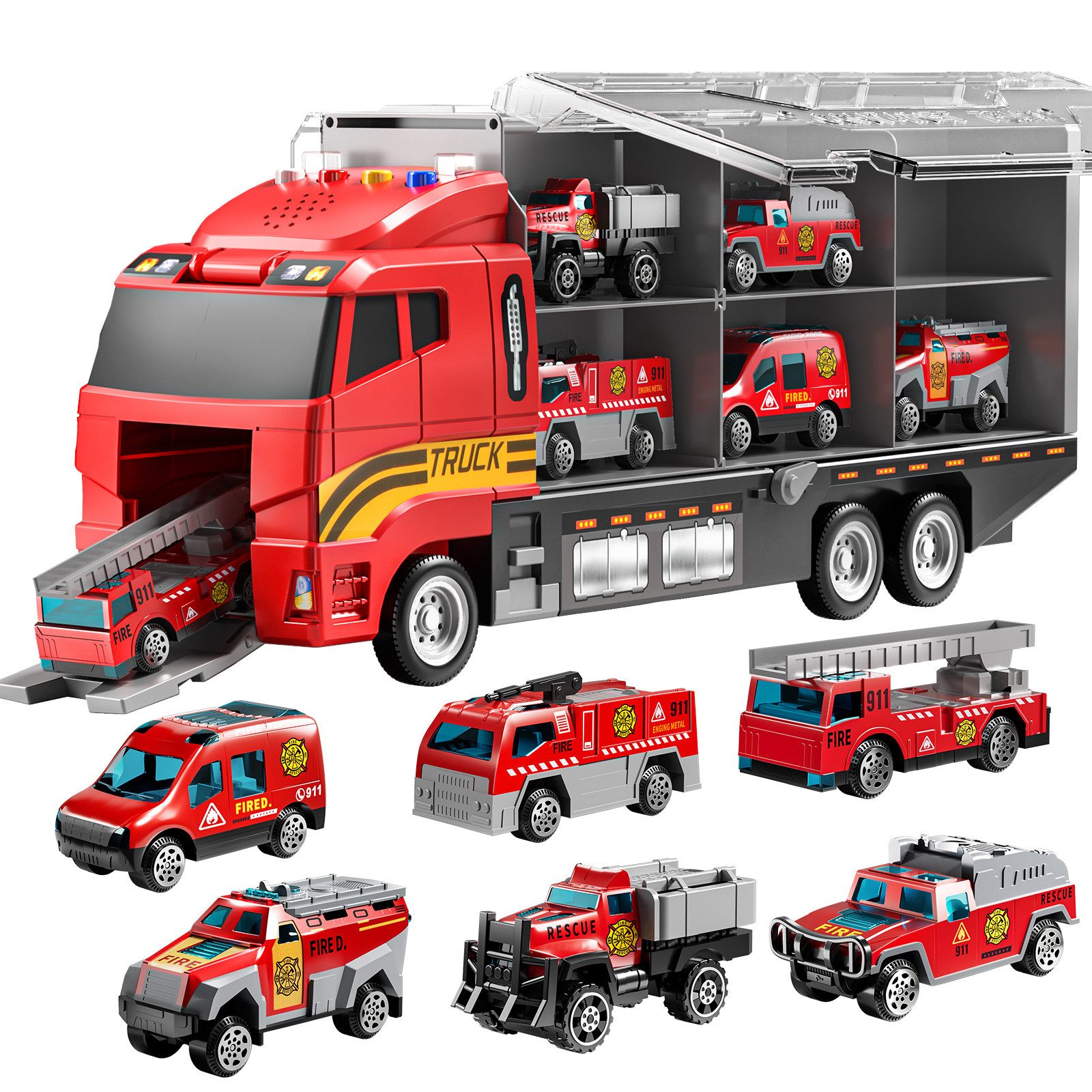 TEMI Spielzeug-Auto Kleinkind Spielzeug Legierung Metall Notfall Fahrzeug T günstig online kaufen