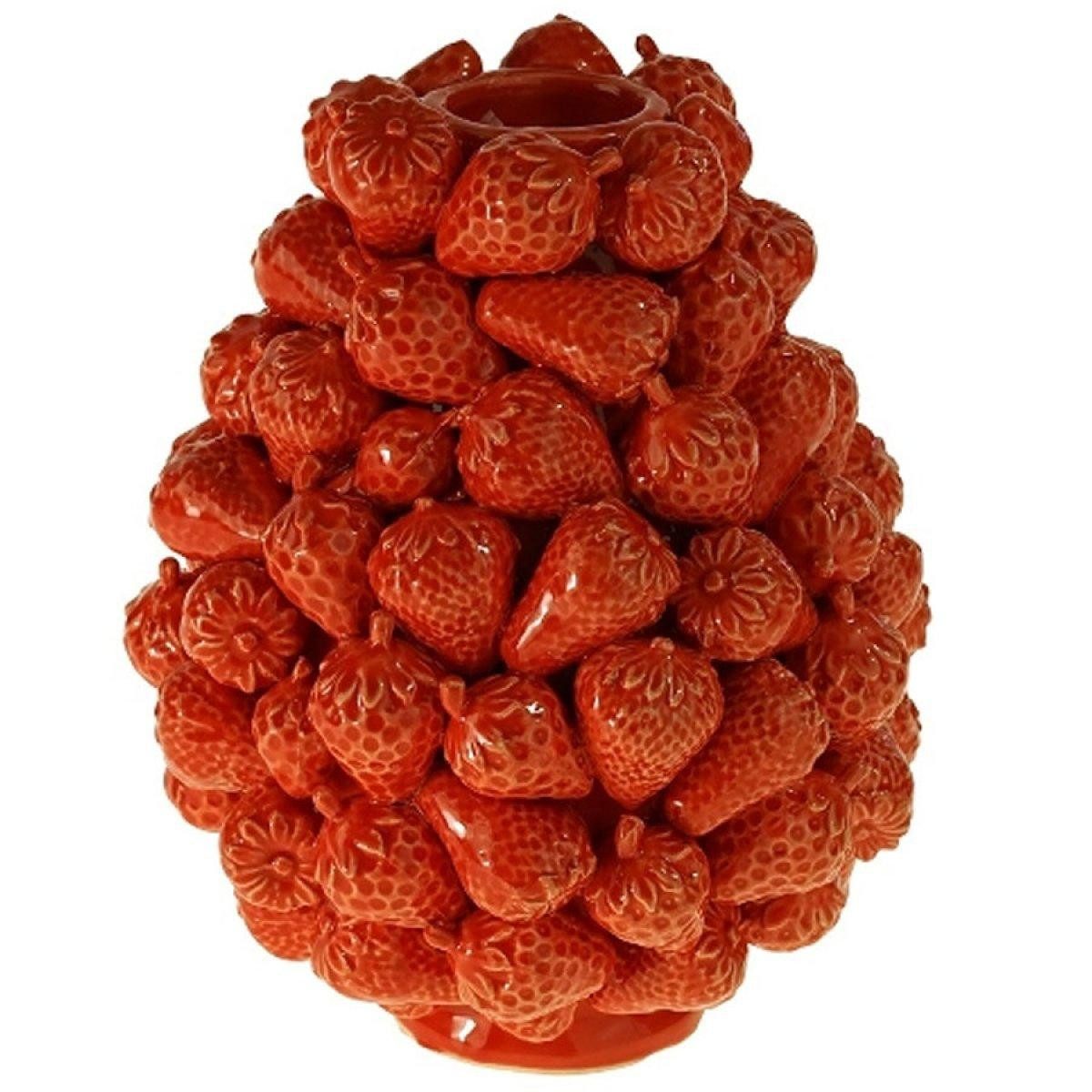 Werner Voß Dekovase Vase Erdbeeren Rot (25cm)