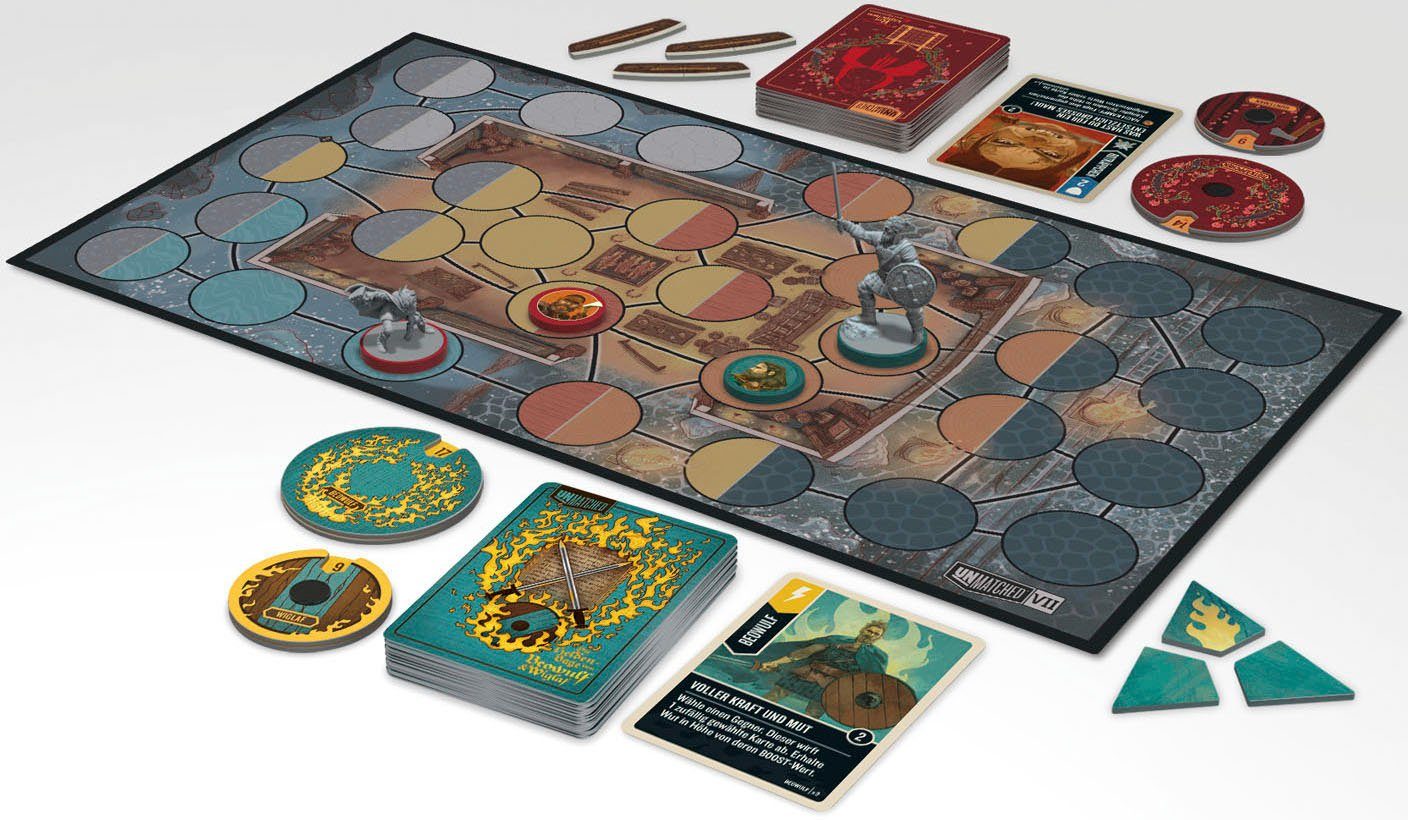 iello Spiel Unmatched - Rotkäppchen vs. Beowulf, Strategiespiel