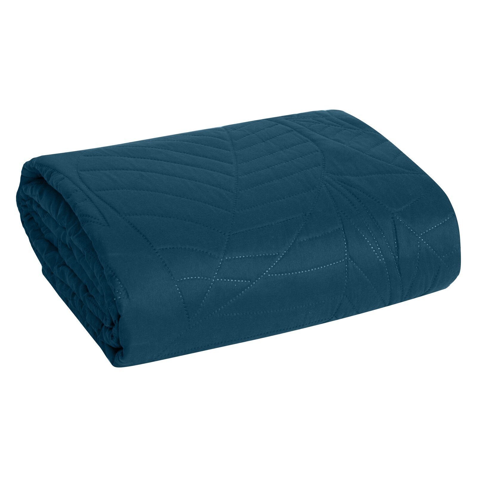 Design91 Tagesdecke BONI/6, Steppung Blätter Muster, günstig online kaufen