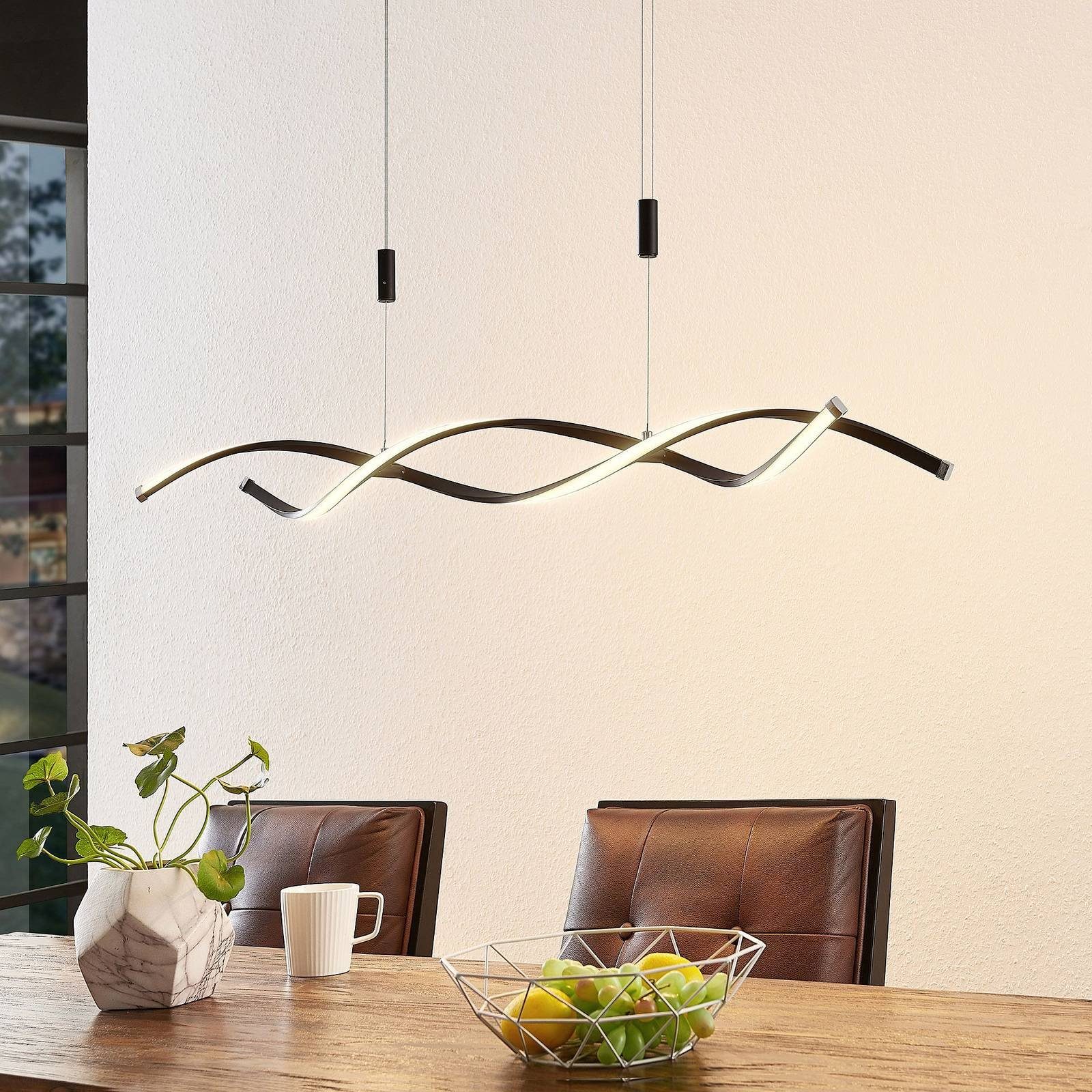 Lindby Hängeleuchte Welina, Enthalten, LED 24 W gesamt, warmweiß