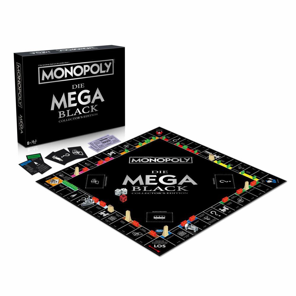 Winning Moves Spiel Monopoly Mega Black Edition