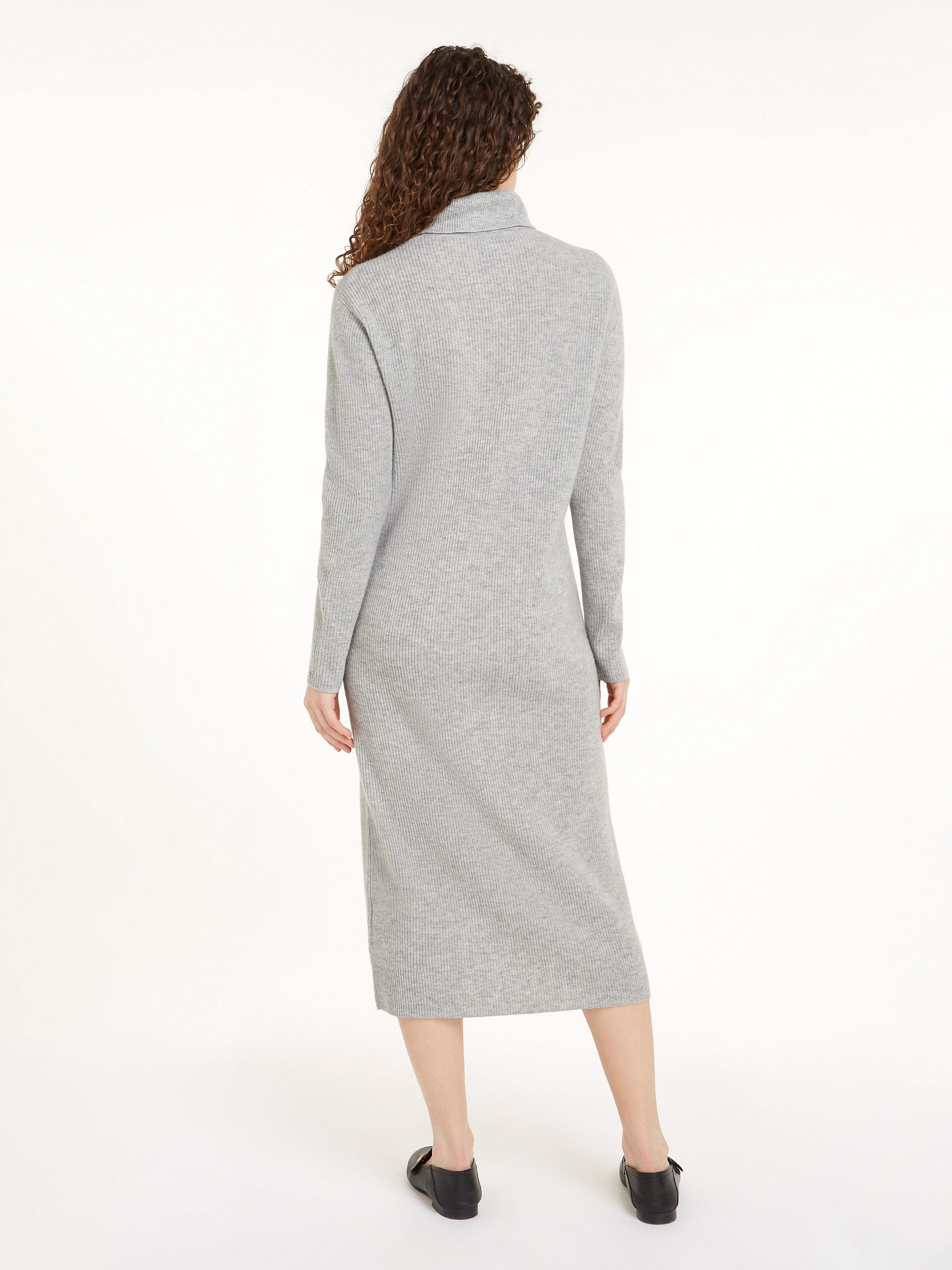 Tommy Hilfiger Strickkleid WOOL CASH ROLL-NK günstig online kaufen