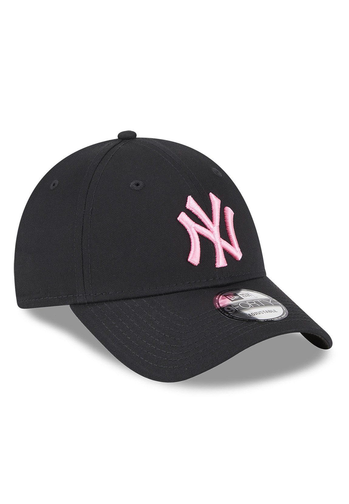 NY New 9Forty Era Pink Neon schwarz-pink New Era Cap Schwarz Baseball Adjustable Cap YANKEES