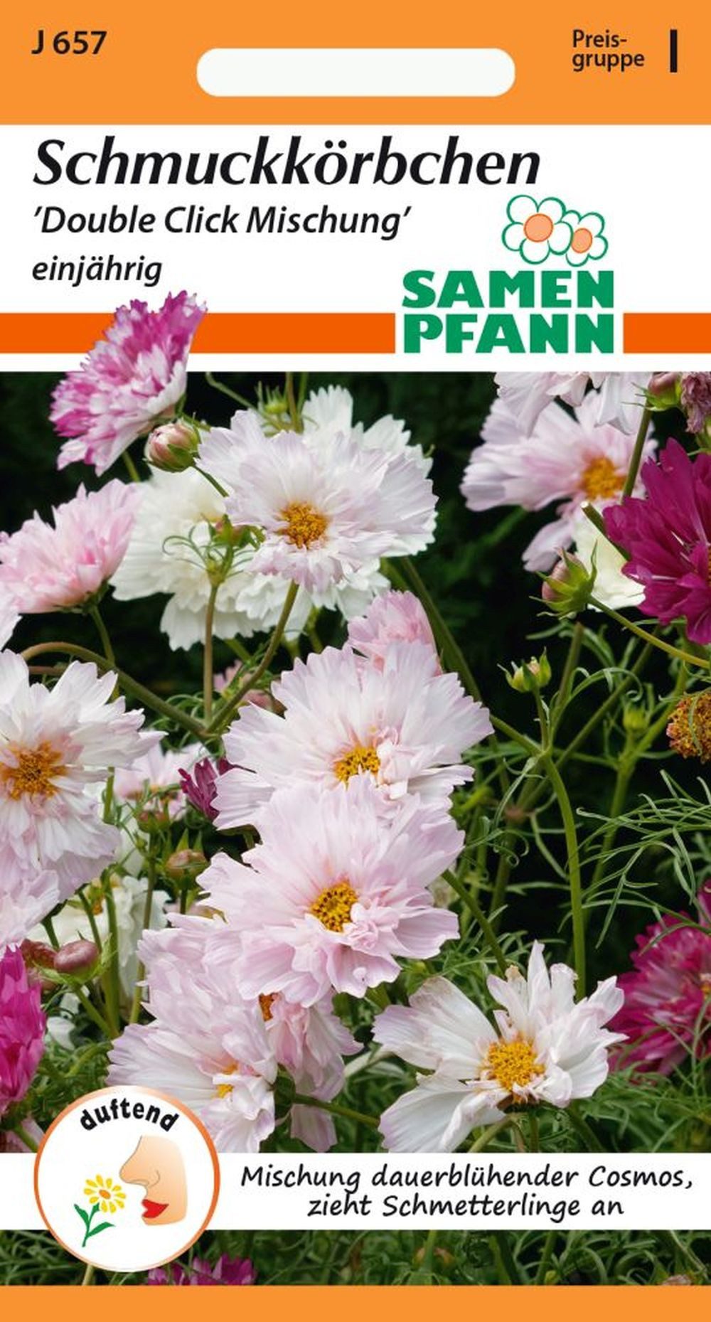 SAMEN PFANN Blumensamen Schmuckkörbchen, Double Click Mix - Saatgut Samen, günstig online kaufen