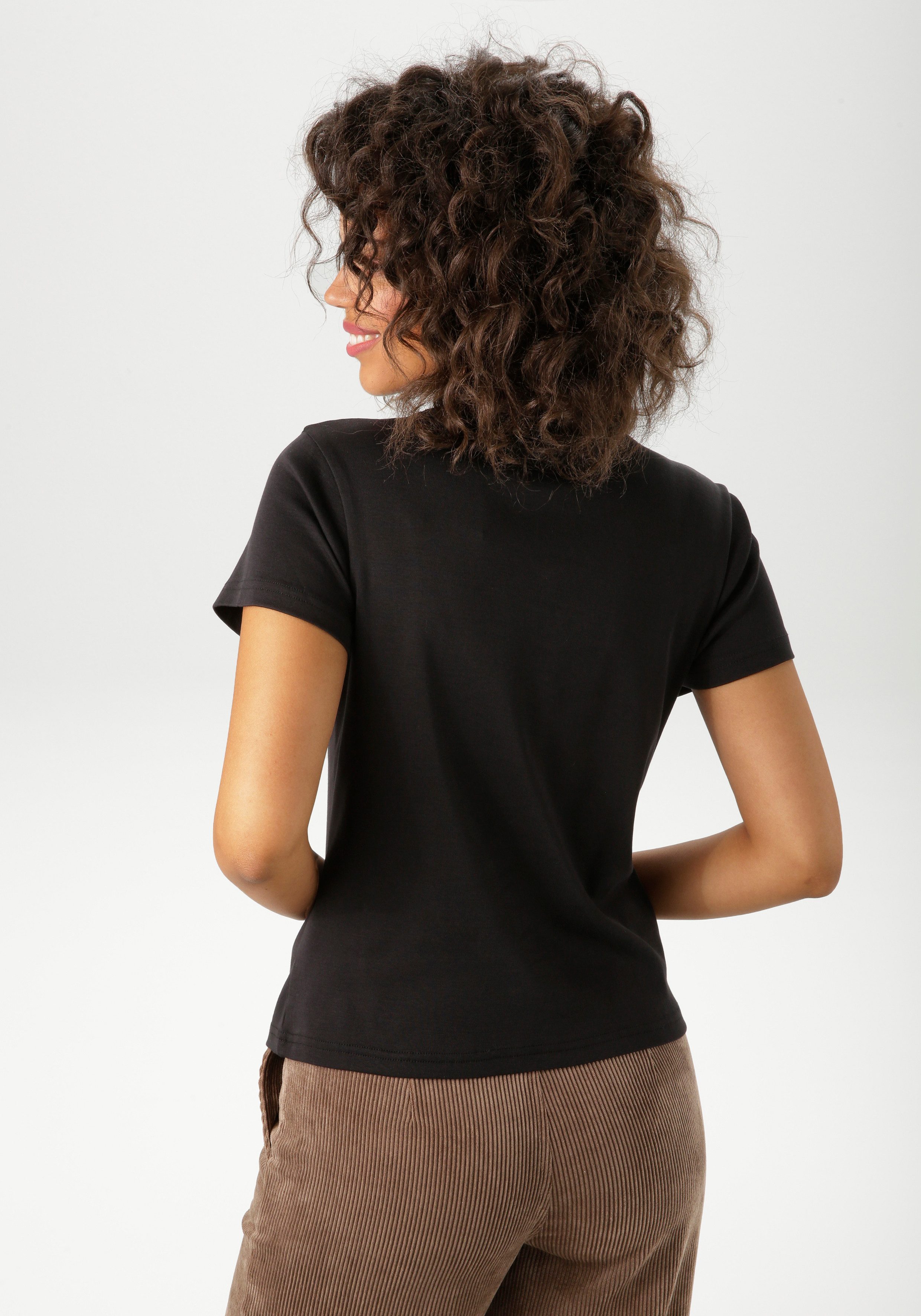 Aniston CASUAL T-Shirt mit Schleife im günstig online kaufen