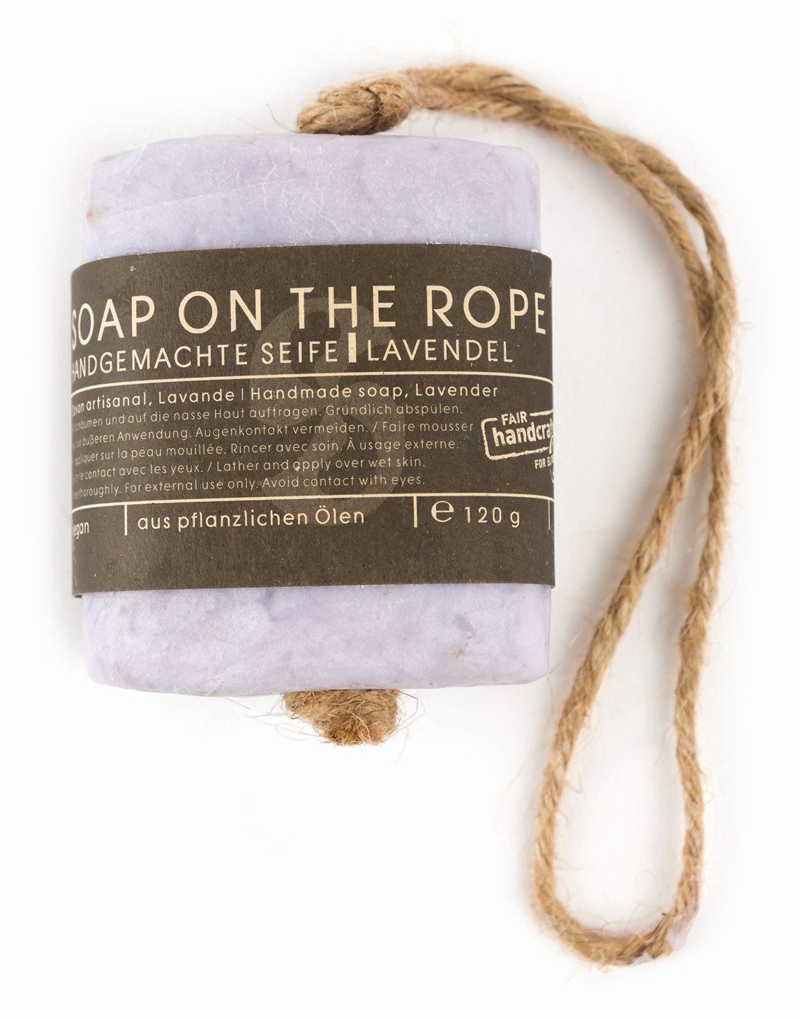 El Puente Handseife Seife "Soap on the rope", Vegan, Handmade