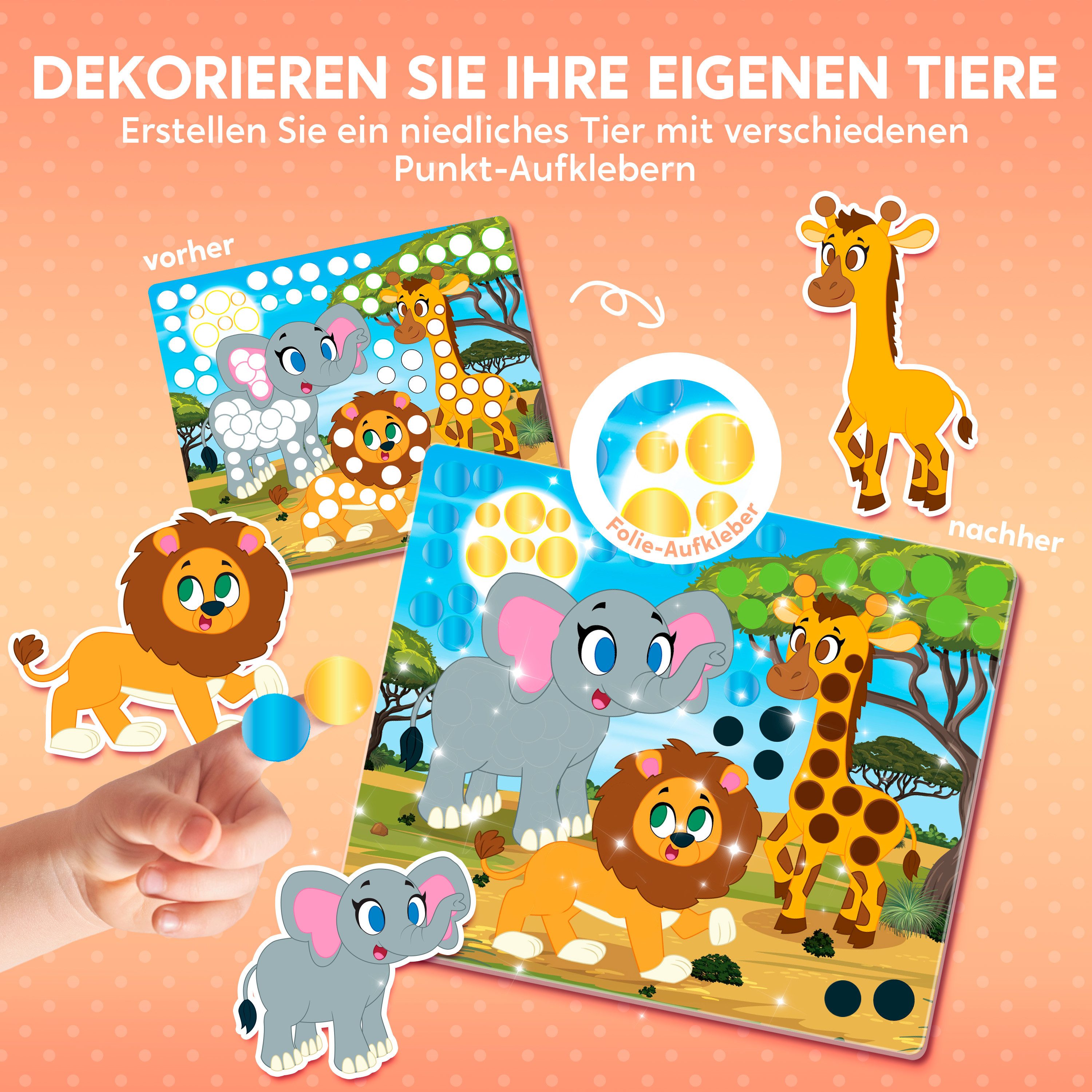 Klever Kits Sticker Klever Kits Dot Art Aktivität, Dot It Einhörner Prinzessinnen