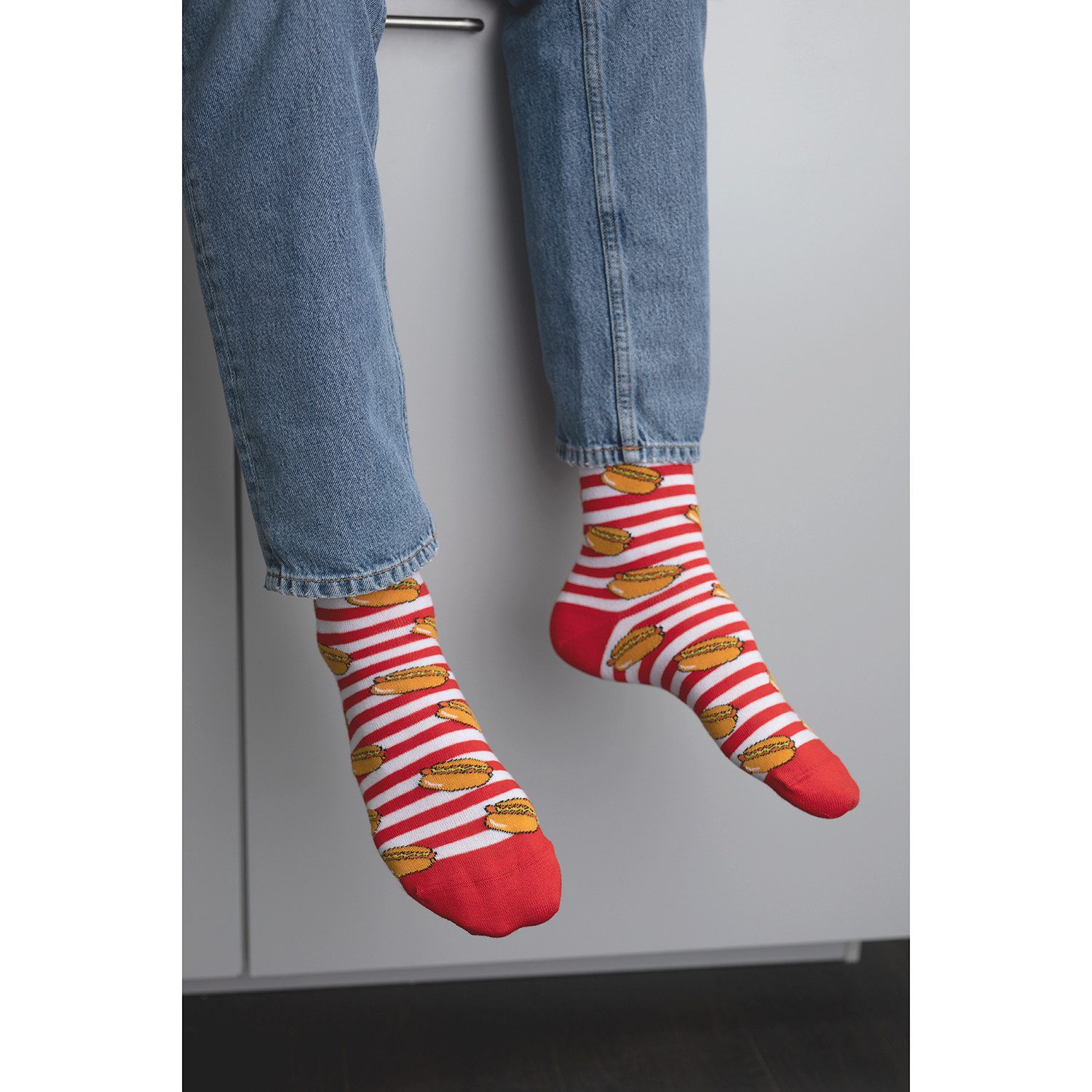 Footstar Basicsocken Damen/Herren Bunte Motiv Socken Funny Baumwollsocken