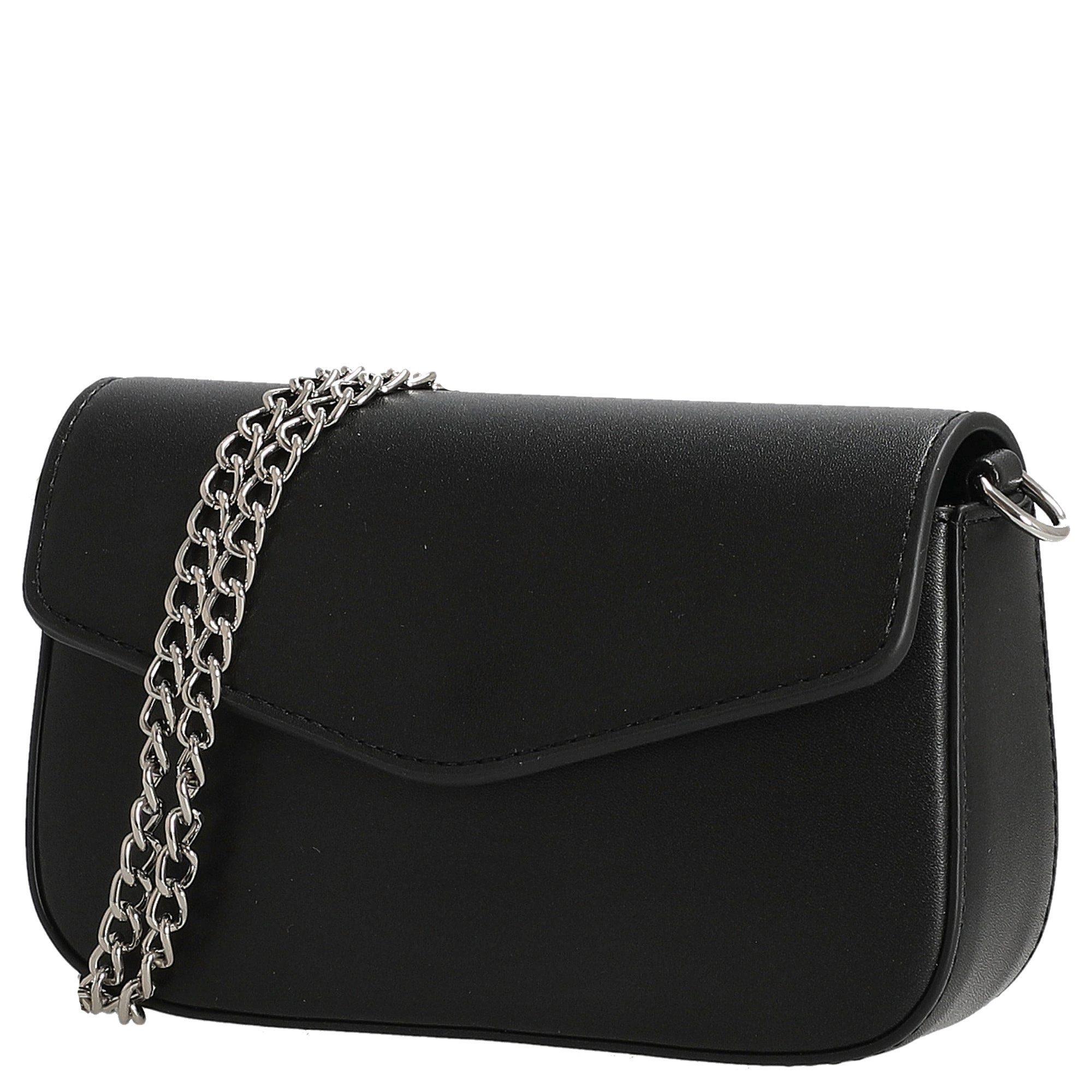 Seidenfelt Manufaktur Umhängetasche Vanja Crossbody - Umhängetasche 19 cm (schwarz)
