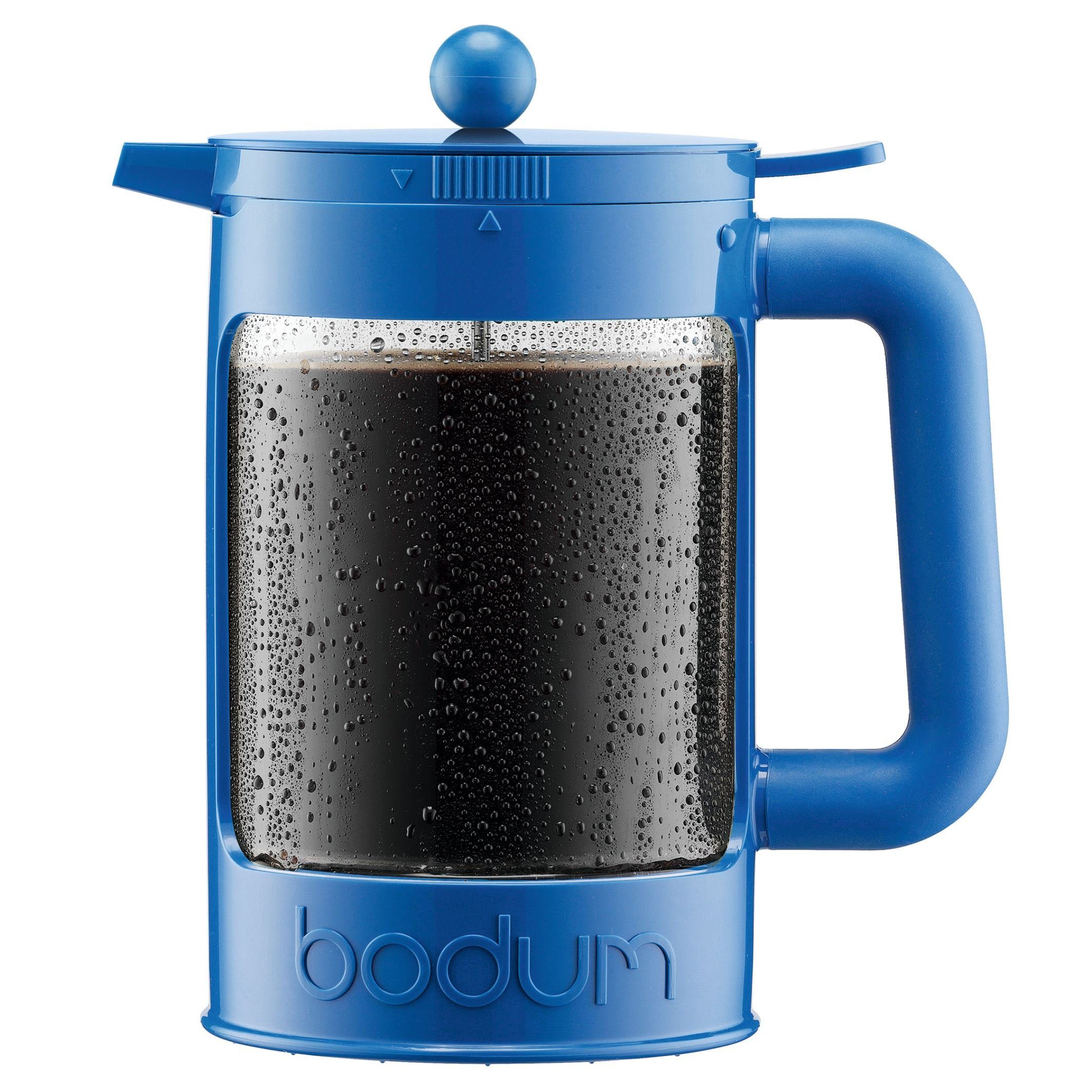 Bodum Френч прессы Kanne, Eiskaffeepresse, 1,5 Liter, Handpresse, mit zusätzlichen Verschluss
