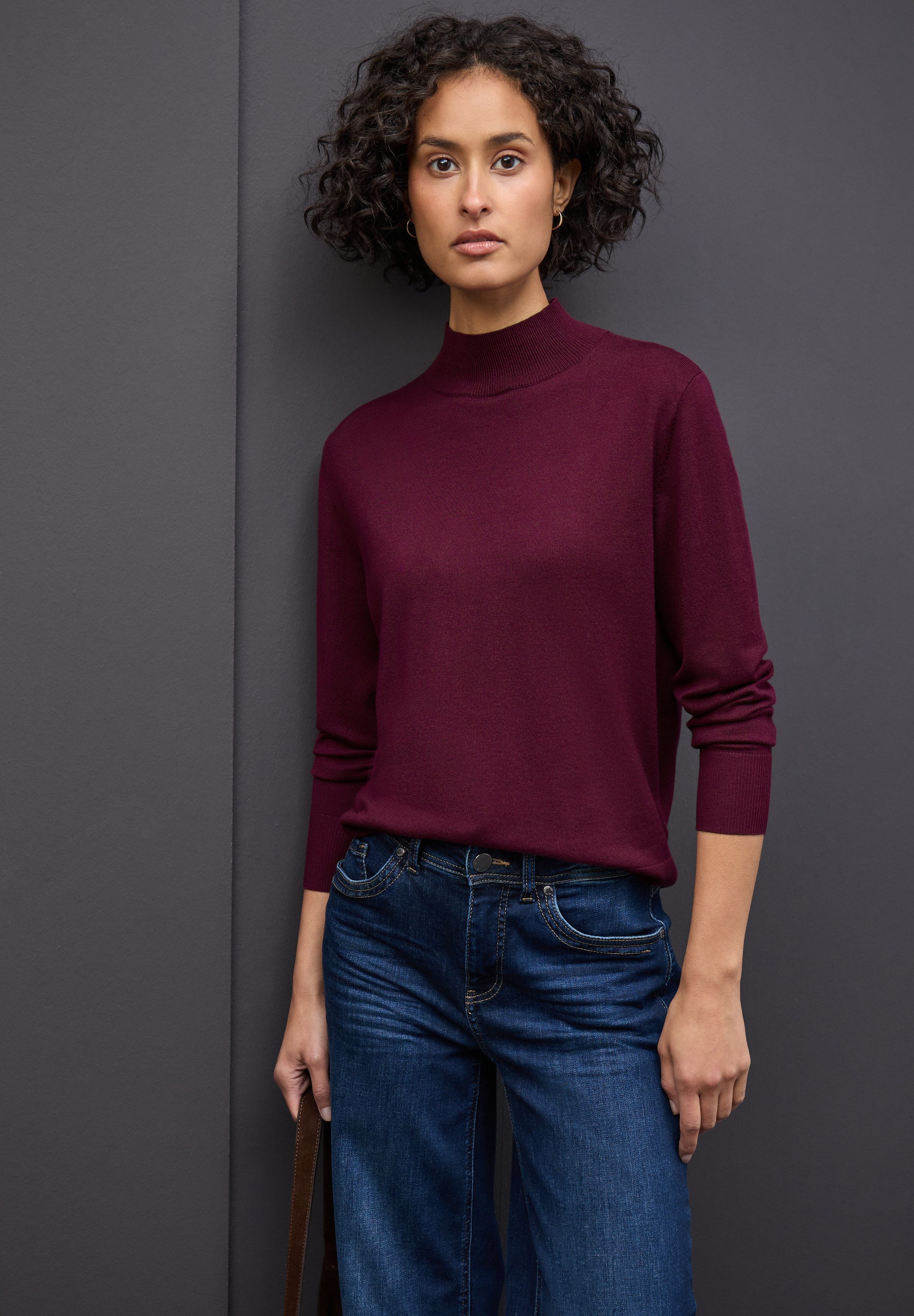STREET ONE Stehkragenpullover mit Turtleneck günstig online kaufen