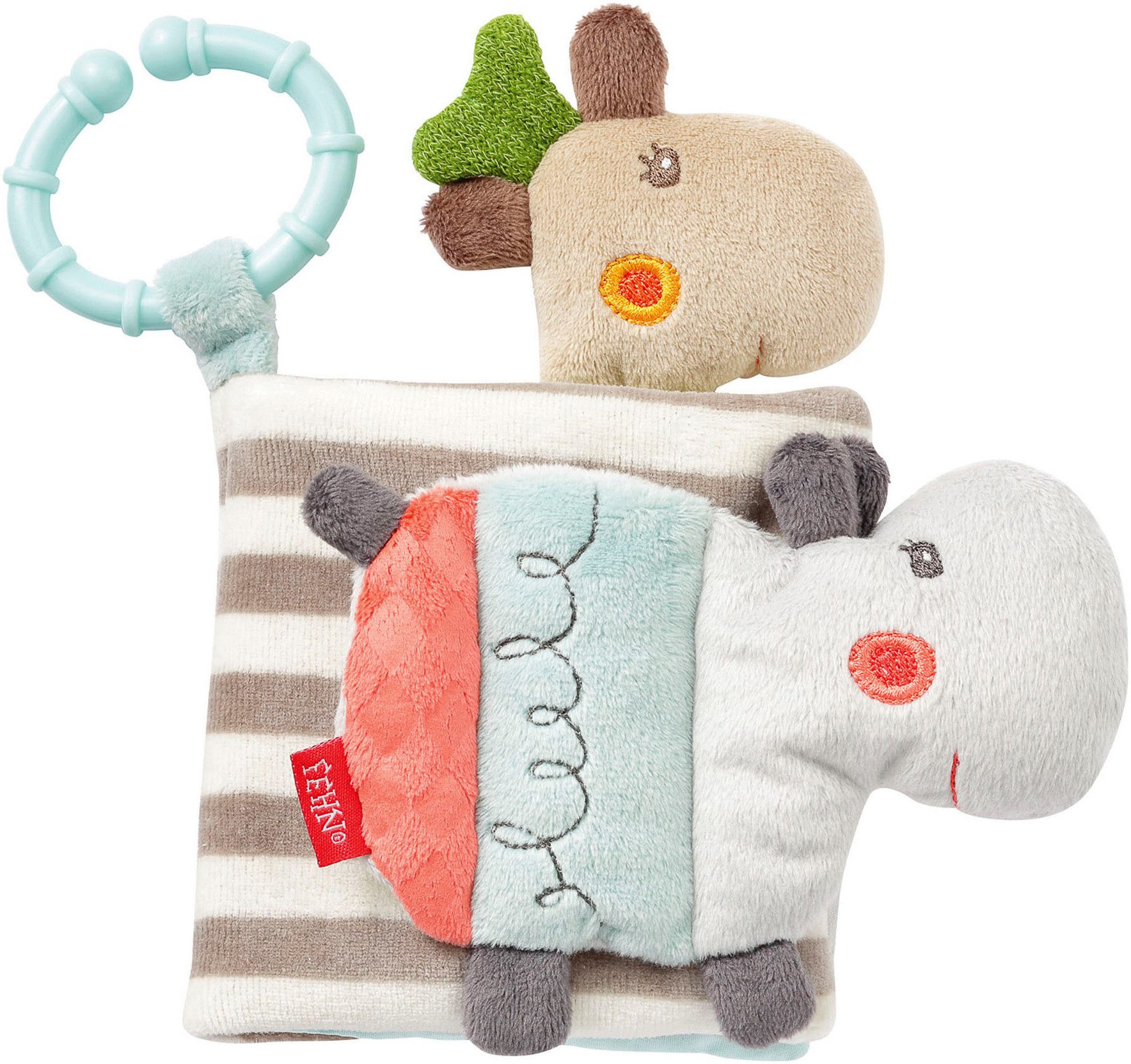 Fehn Greifspielzeug Classic Stars, Stoffbuch Loopy & Lotta günstig online kaufen