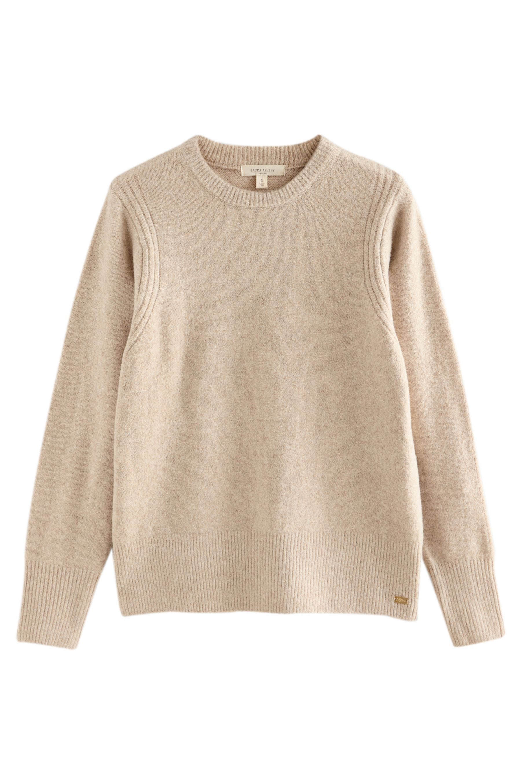 LAURA ASHLEY Rundhalspullover Laura Ashley Rundhalspullover mit Wollanteil (1-tlg)