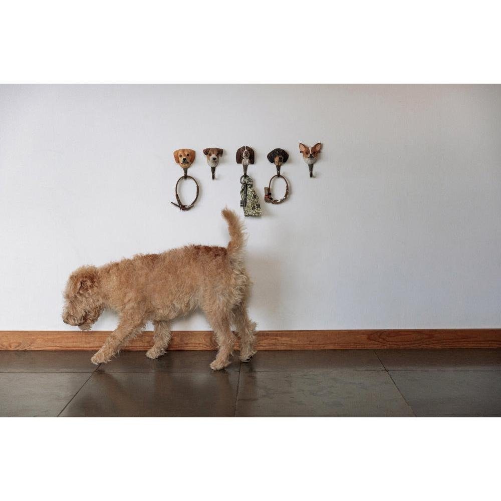 Wildlife Garden Garderobenhaken Kleiderhaken DecoHook Jack Russel Terrier Braun