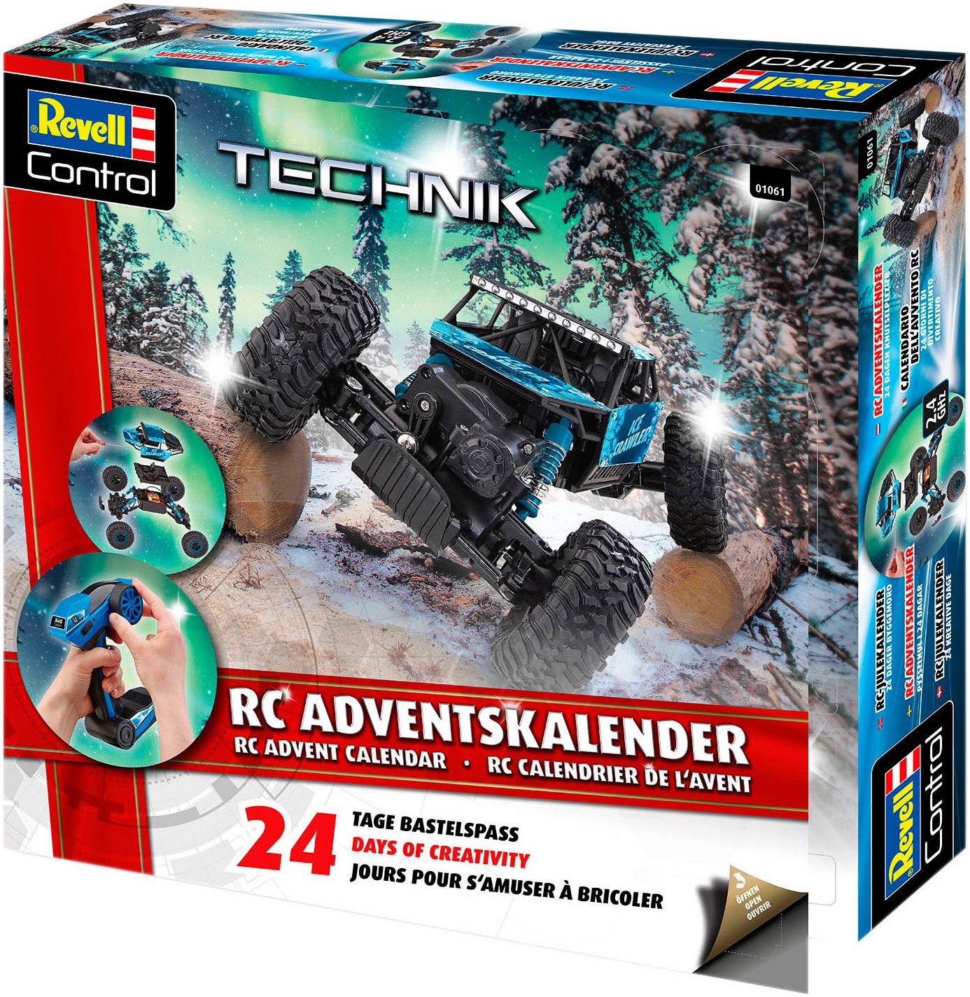 Revell® Spielzeug-Adventskalender RC Crawler, ferngesteuertes RC Auto zum Selberbauen – Bild 5 von 5