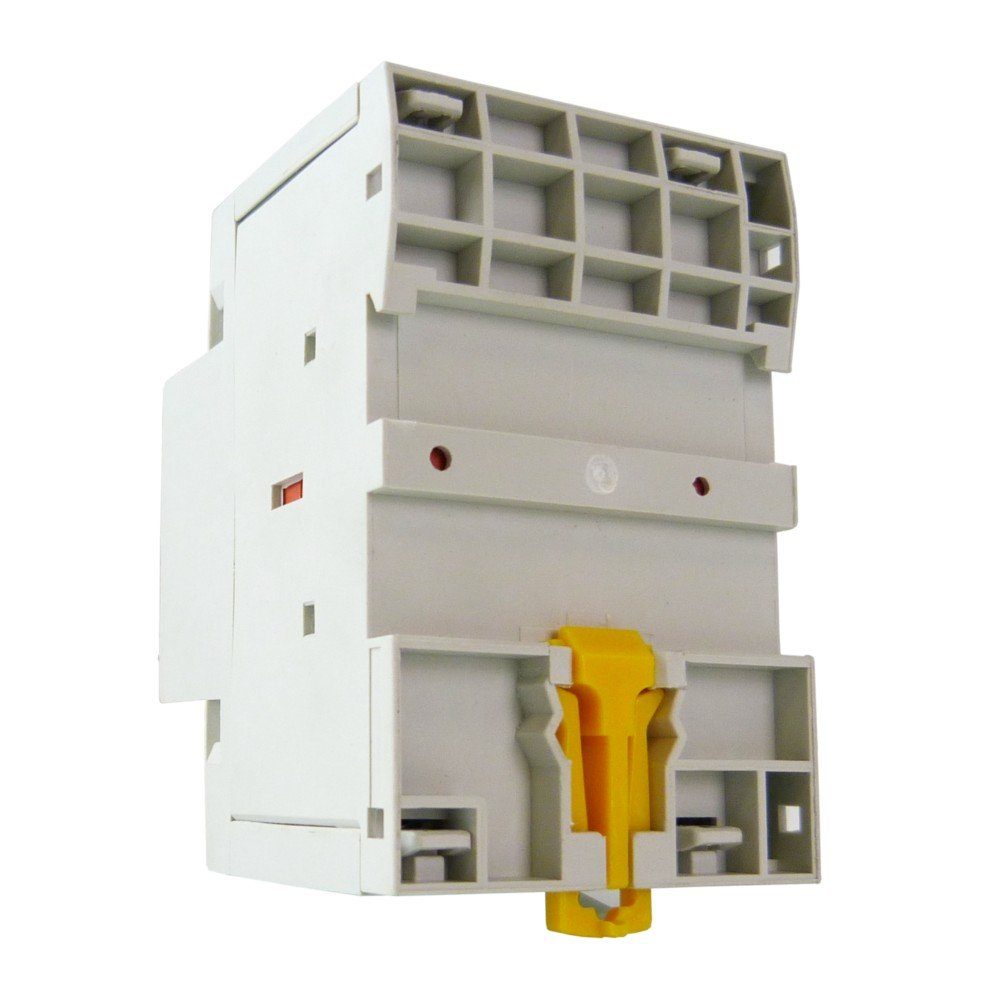 XBS Schalter Modular Leistungsschütz Schütz 25A 4kW 230V AC 2NO 2NC 35mm DIN (1-St)